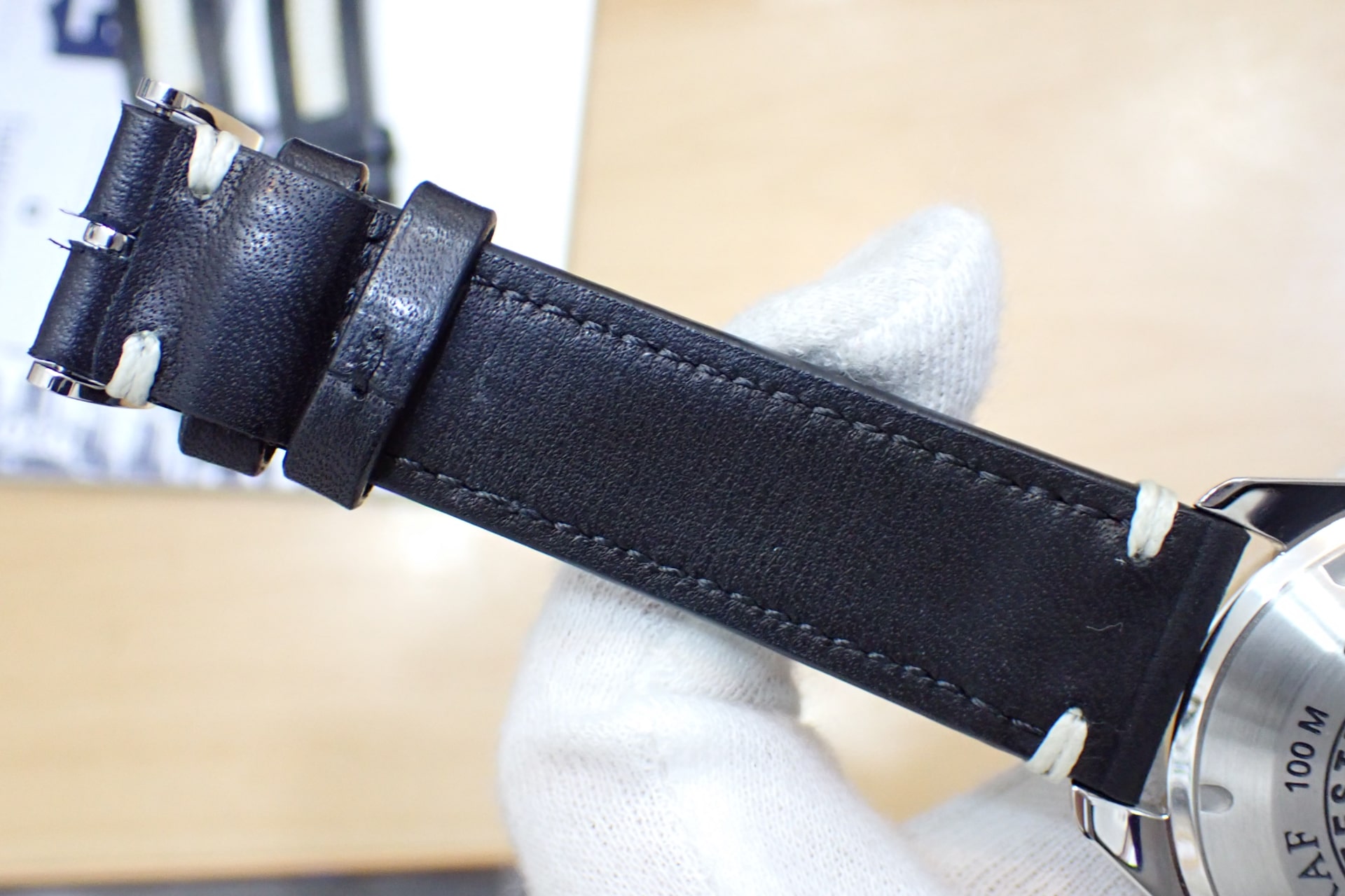 EBERHARD/エベラール サイエンティグラフ Ref.41043.01 CP 黒文字盤 メーカー純正レザーストラップ2本付き