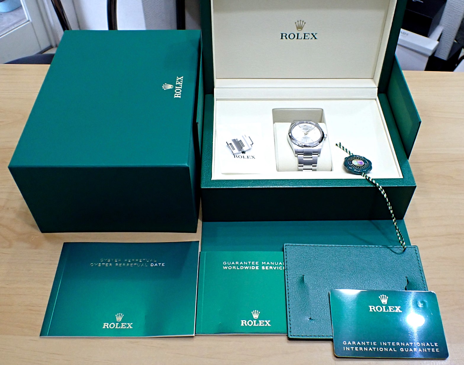 ROLEX/ロレックス オイスターパーペチュアル34 Ref.124200 シルバー