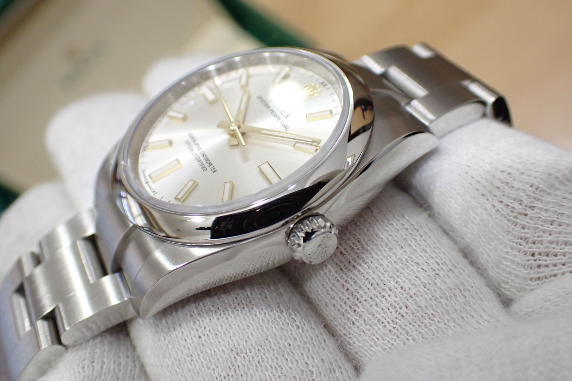 ROLEX/ロレックス オイスターパーペチュアル34 Ref.124200 シルバー