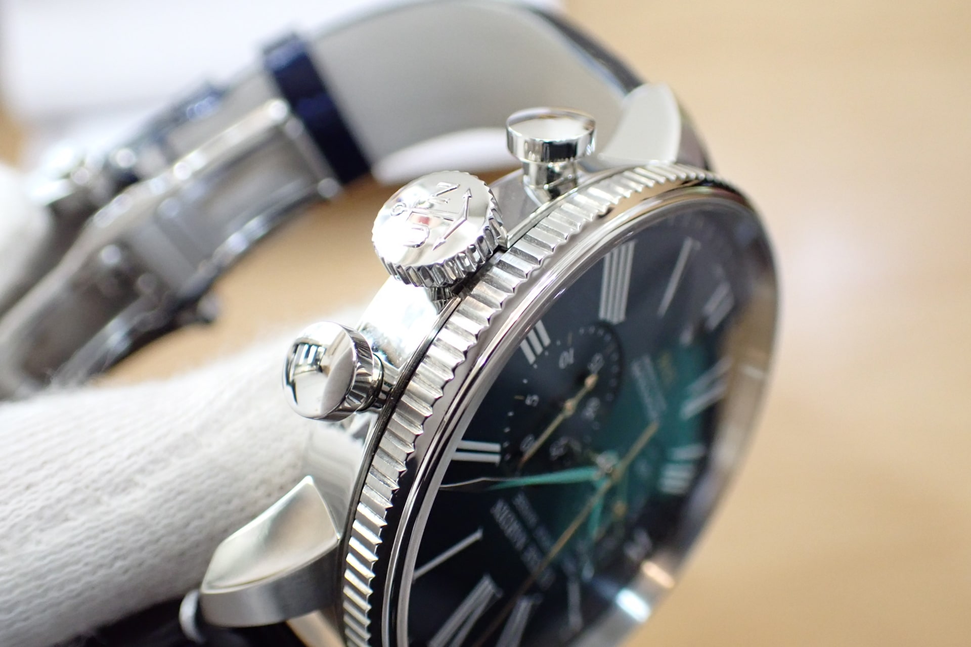 ULYSSE NARDIN/ユリスナルダン マリーン トルピユール アニュアルカレンダー クロノグラフ 限定300本 Ref.1533-320LE-3A-175/1A