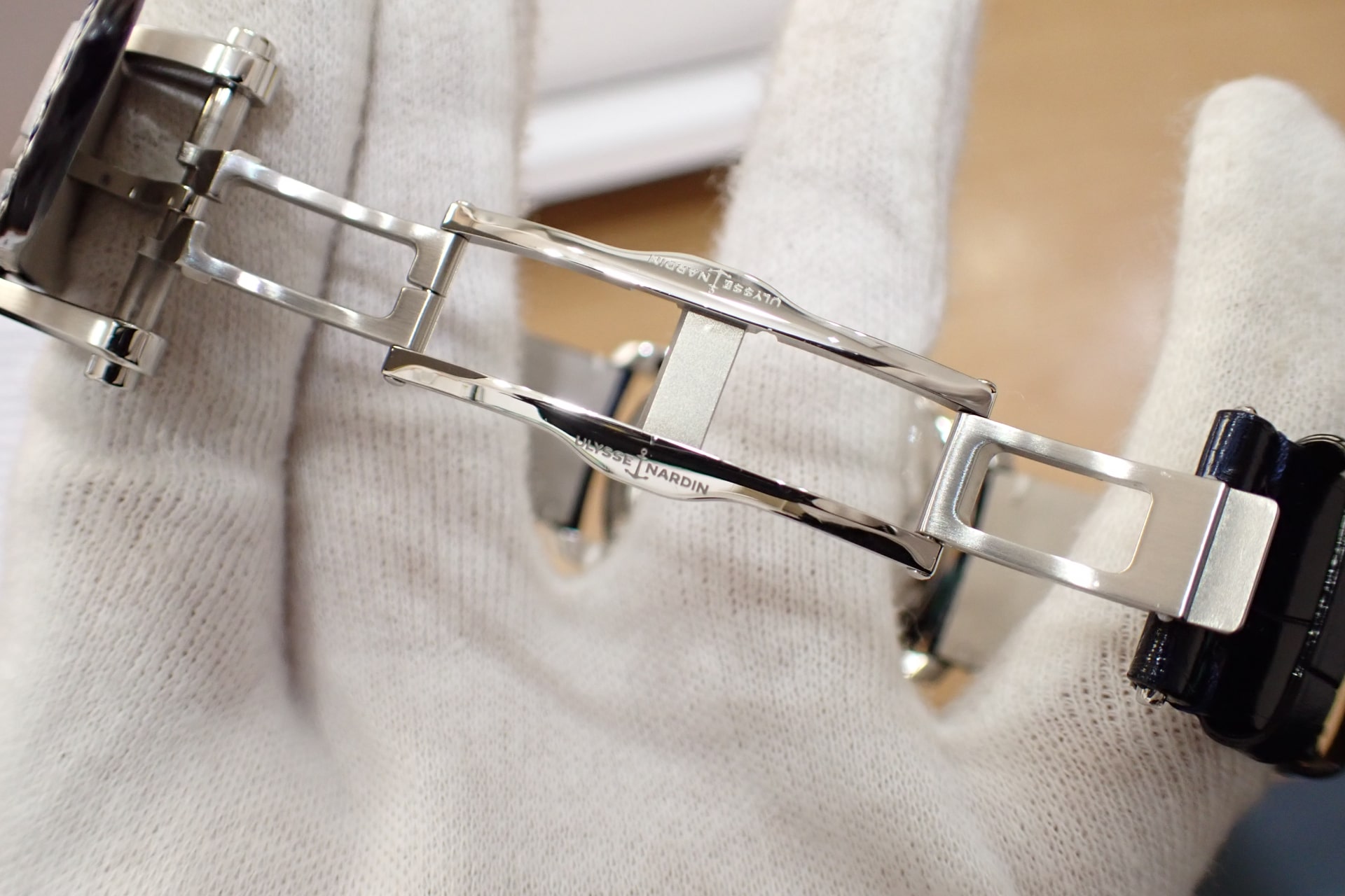 ULYSSE NARDIN/ユリスナルダン マリーン トルピユール アニュアルカレンダー クロノグラフ 限定300本 Ref.1533-320LE-3A-175/1A