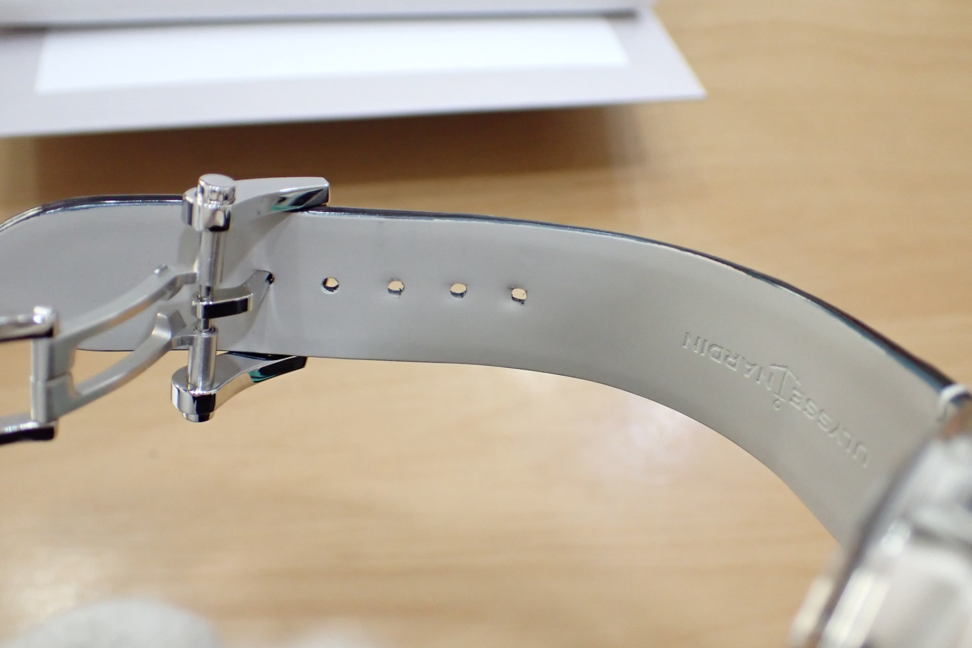 ULYSSE NARDIN/ユリスナルダン マリーン トルピユール アニュアルカレンダー クロノグラフ 限定300本 Ref.1533-320LE-3A-175/1A