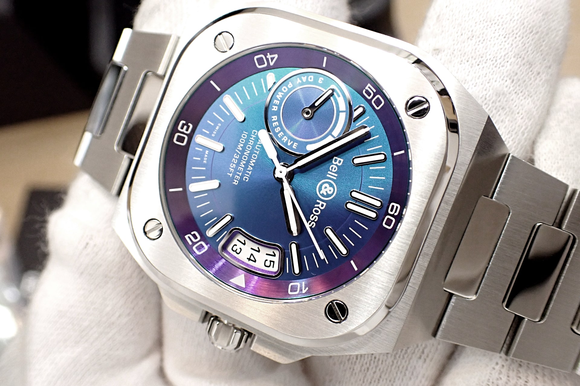 ベル&ロス/Bell&Ross BR-X5 イリデセント ブティック限定 Ref.BRX5R-IRS-ST/SRB