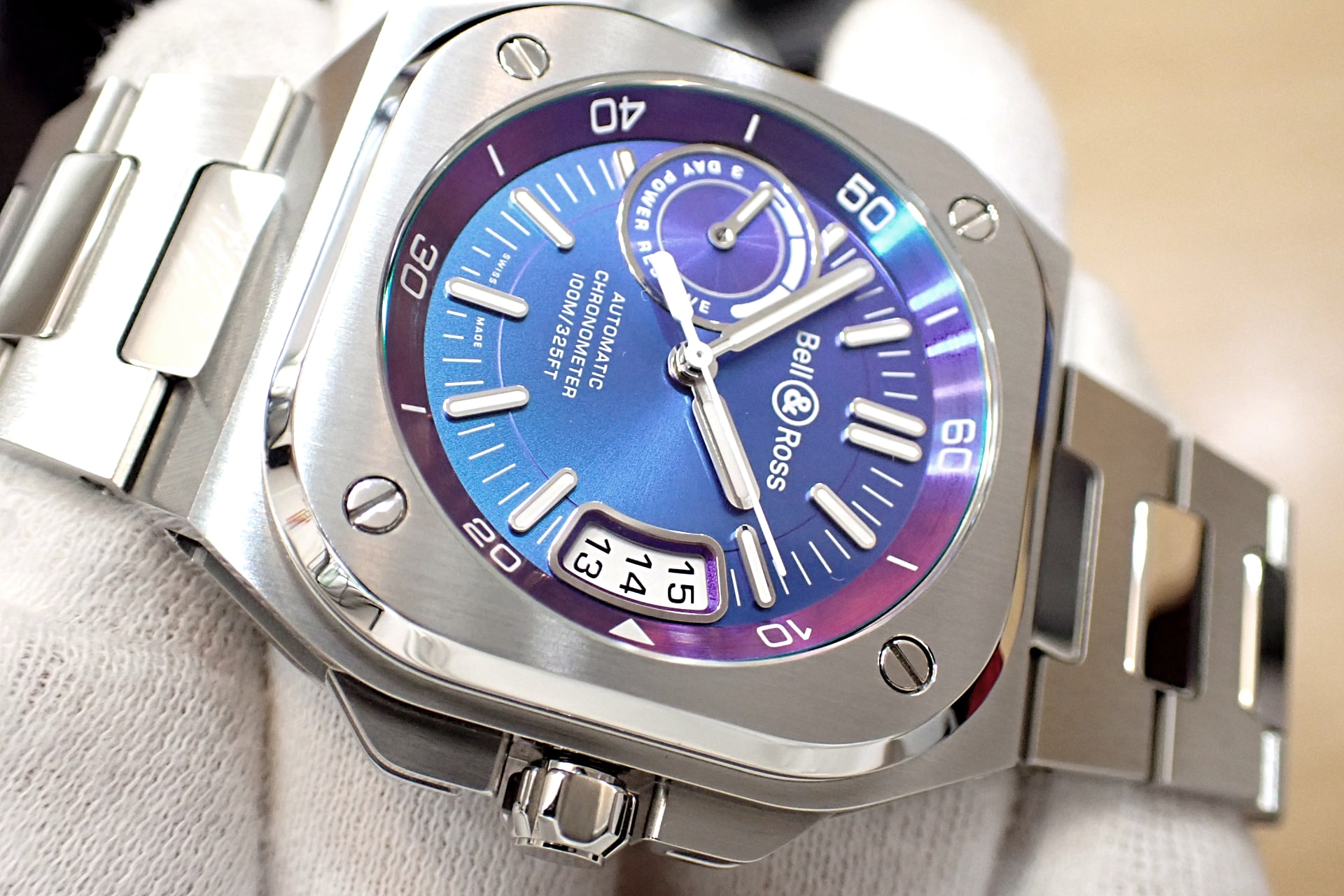 ベル&ロス/Bell&Ross BR-X5 イリデセント ブティック限定 Ref.BRX5R-IRS-ST/SRB