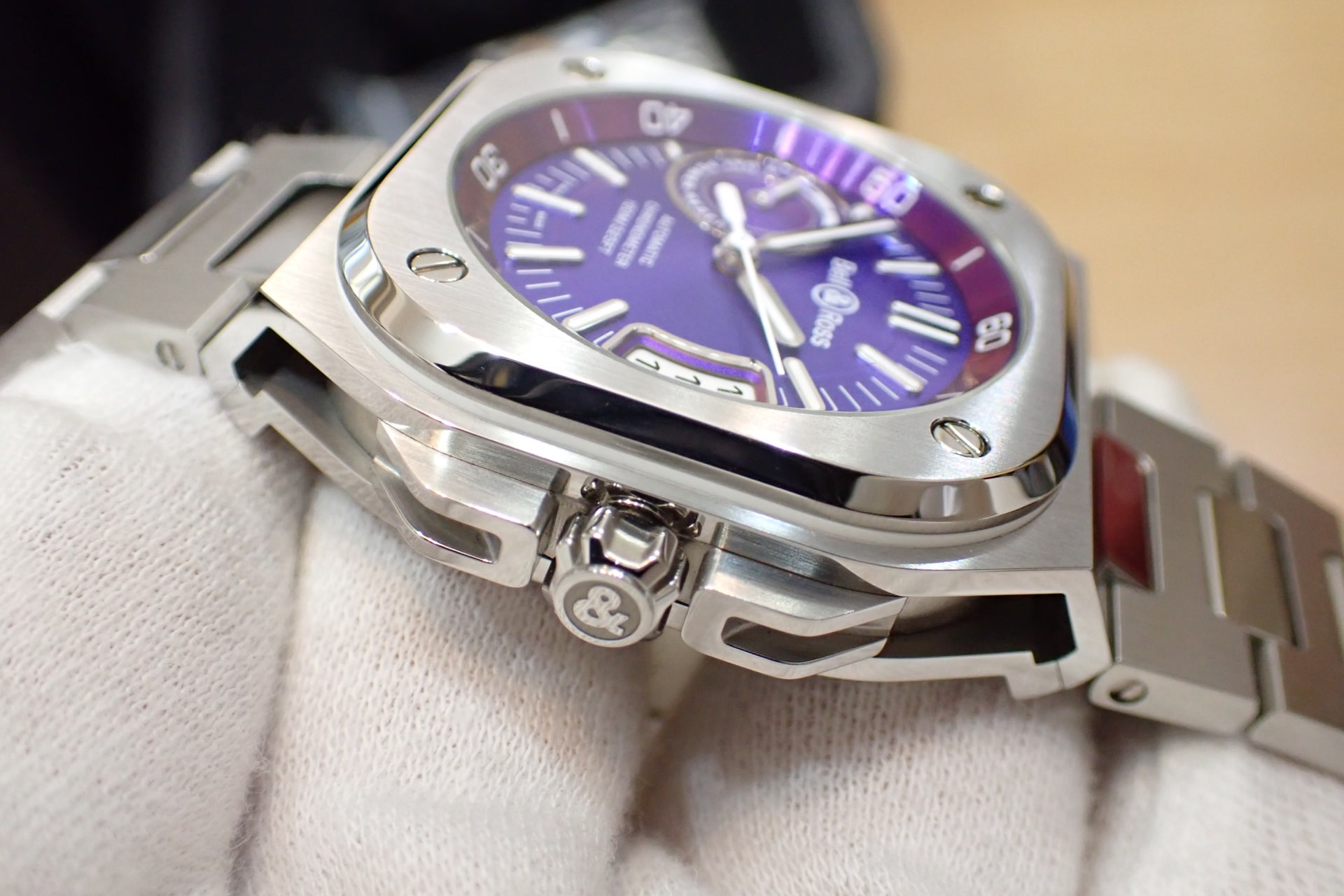 ベル&ロス/Bell&Ross BR-X5 イリデセント ブティック限定 Ref.BRX5R-IRS-ST/SRB