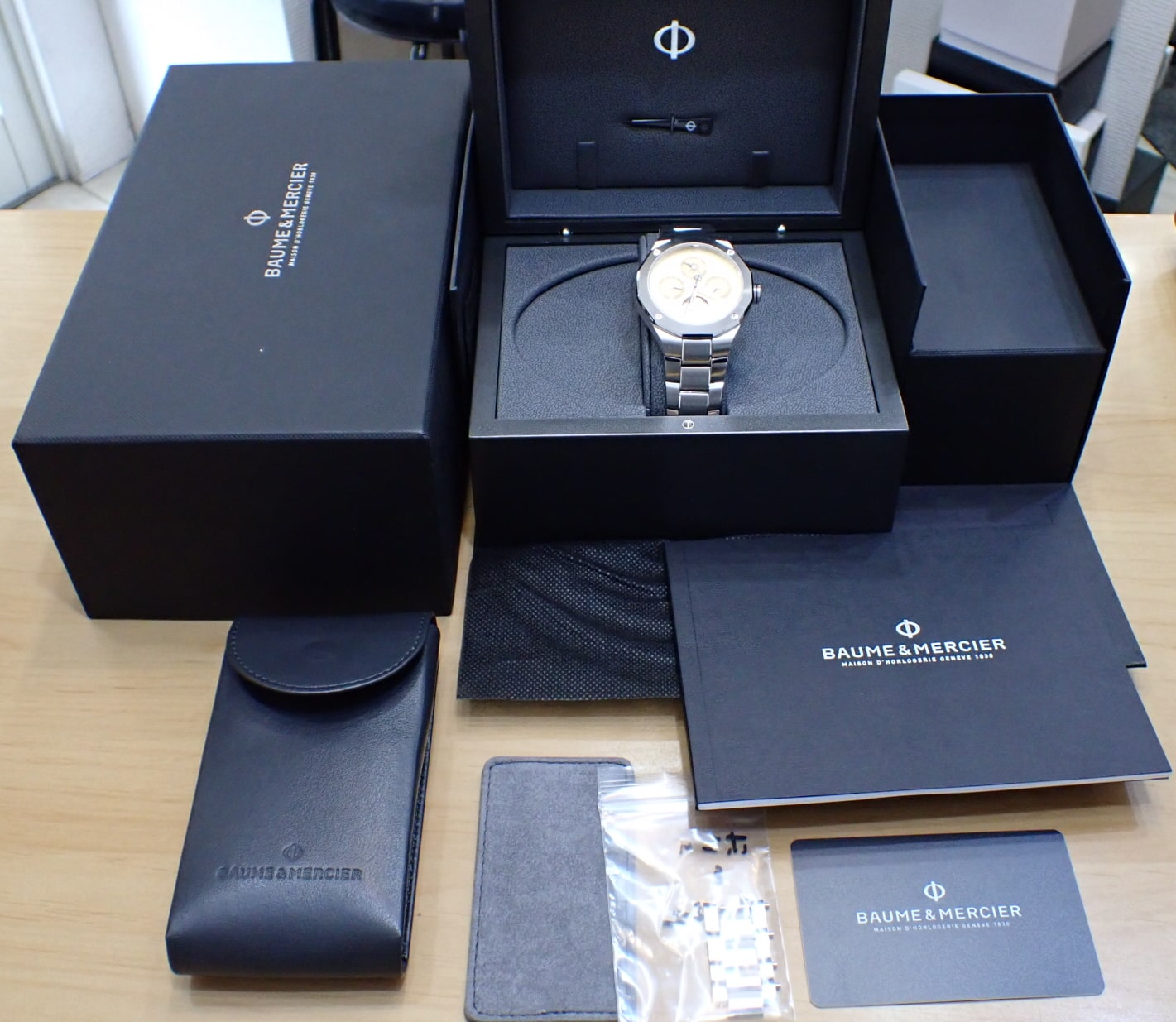 BAUME&MERCIER/ボーム&メルシエ リビエラ ボーマティック パーペチュアルカレンダー Ref:M0A10742 世界限定50本