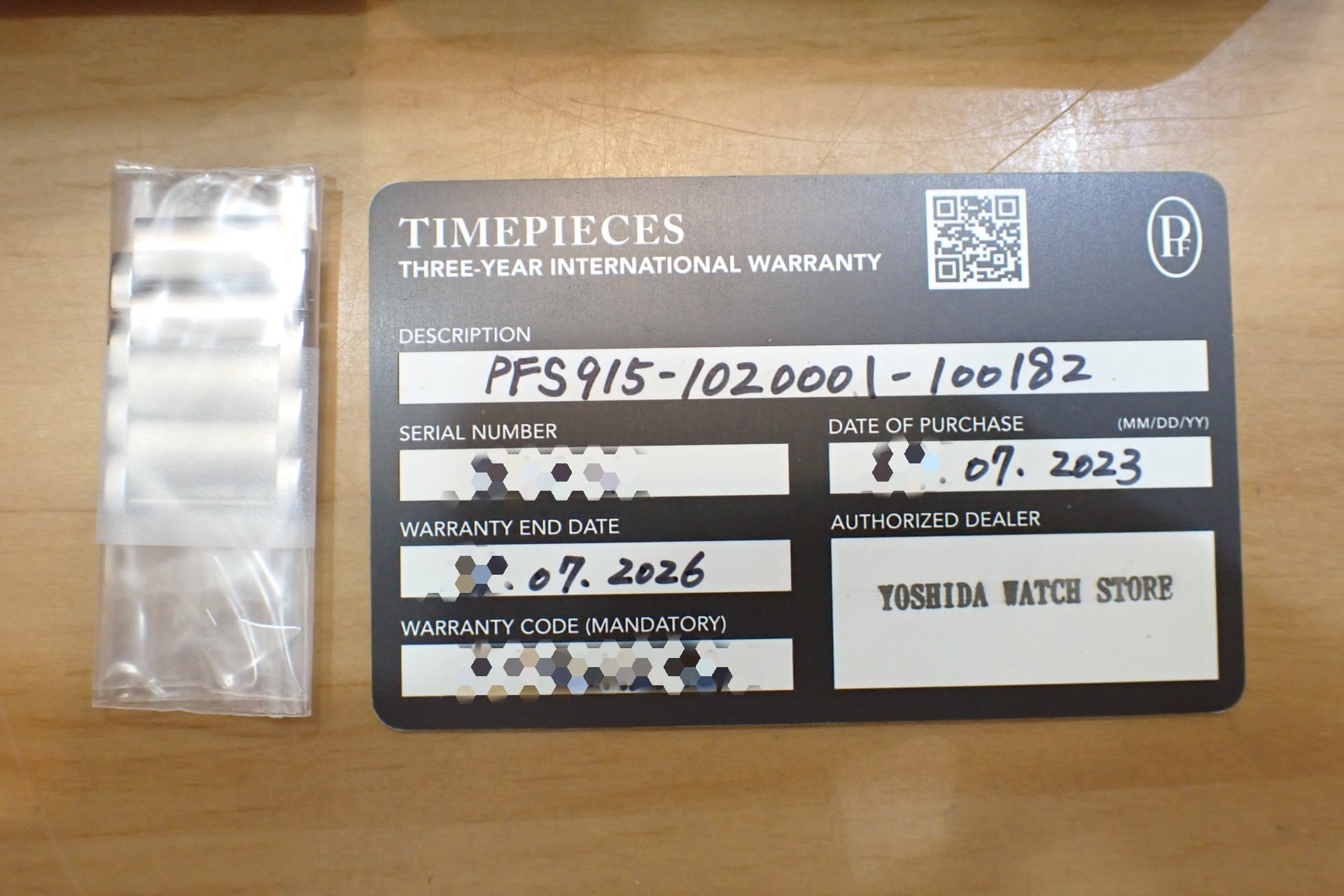 PARMIGIANI FLEURIER/パルミジャーニフルリエ トンダPF クロノグラフ ヨシダスペシャル 限定100本 Ref.PFS915-1020001-100182