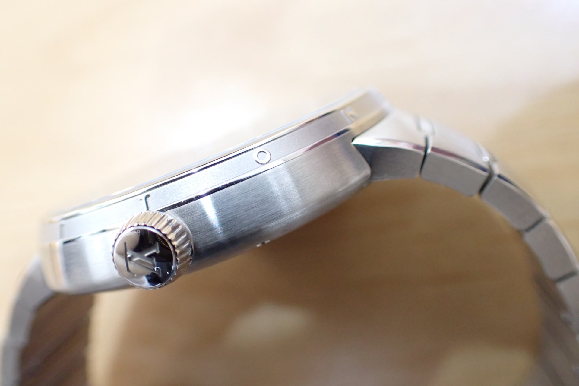 LOUIS VUITTON/ルイヴィトン タンブール オートマティック ステンレススティール Ref.W1ST20 ブルー文字盤