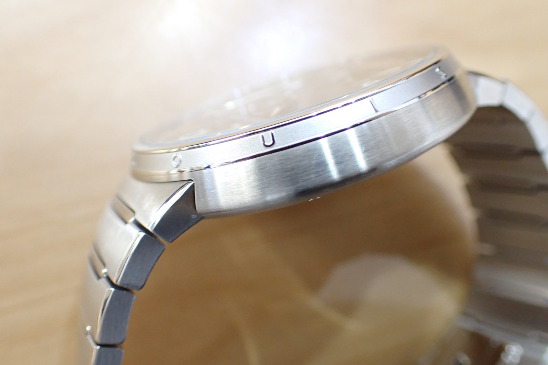 LOUIS VUITTON/ルイヴィトン タンブール オートマティック ステンレススティール Ref.W1ST20 ブルー文字盤