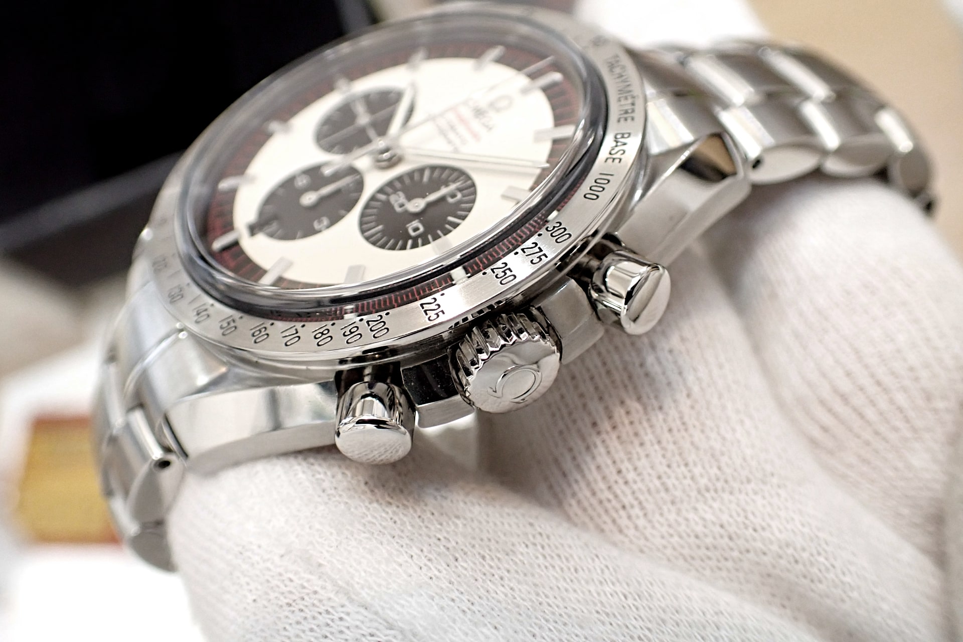 OMEGA/オメガ Ref.3559.32.00 レーシング M.シューマッハ 世界6000本限定 ホワイトダイヤル