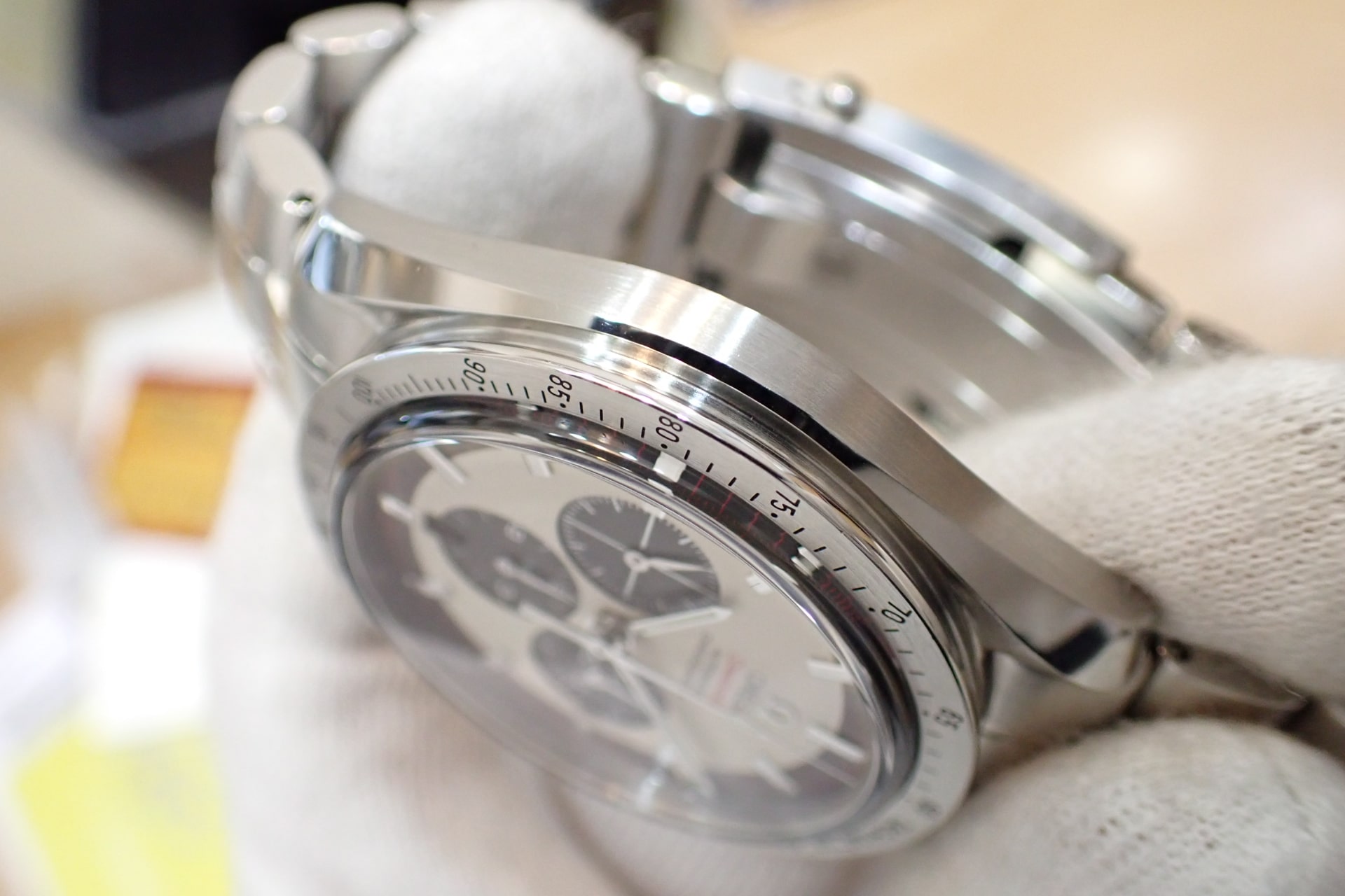 OMEGA/オメガ Ref.3559.32.00 レーシング M.シューマッハ 世界6000本限定 ホワイトダイヤル