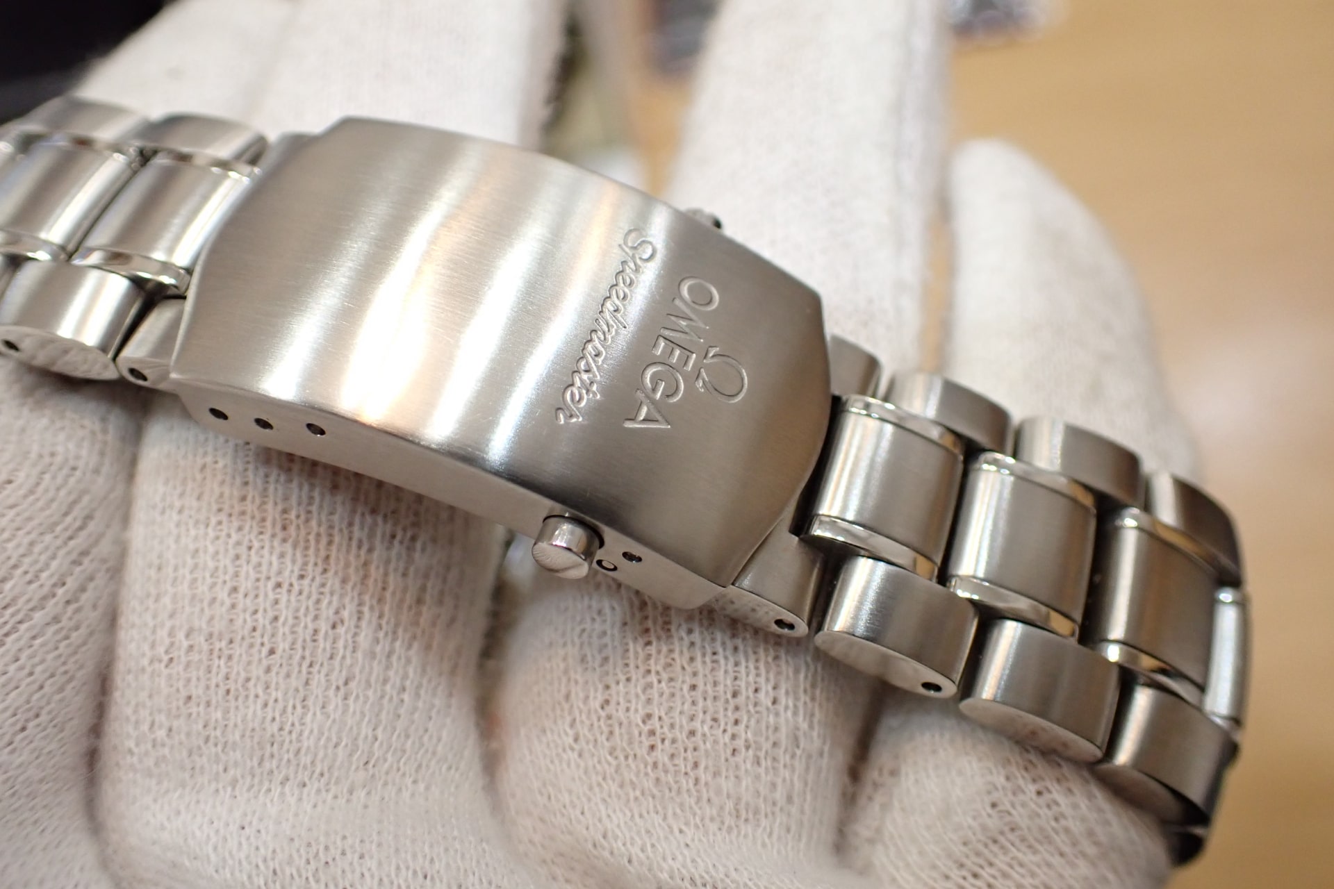 OMEGA/オメガ Ref.3559.32.00 レーシング M.シューマッハ 世界6000本限定 ホワイトダイヤル