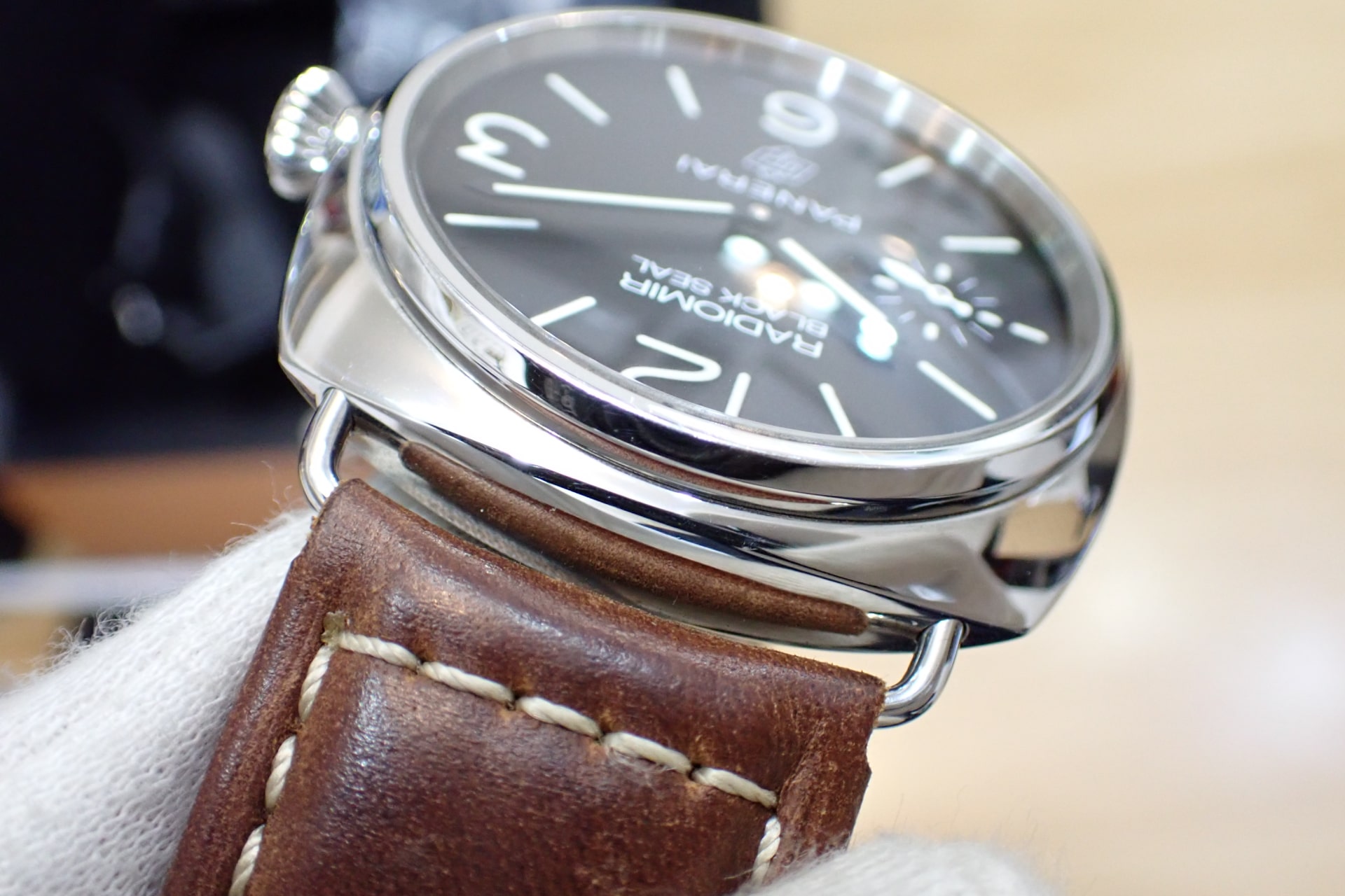 パネライ/Panerai ラジオミール ブラックシール ロゴ Ref.PAM00380