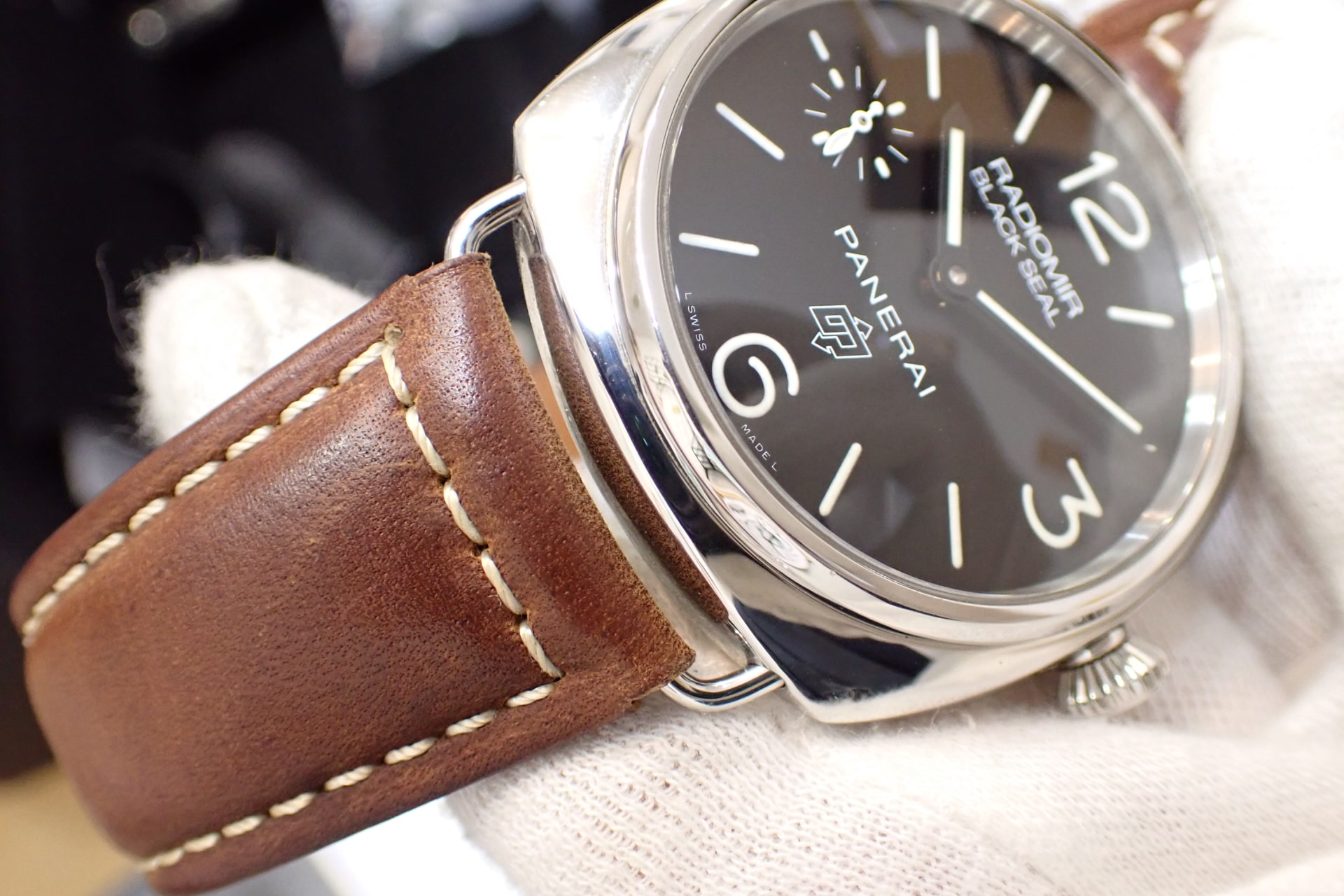 パネライ/Panerai ラジオミール ブラックシール ロゴ Ref.PAM00380