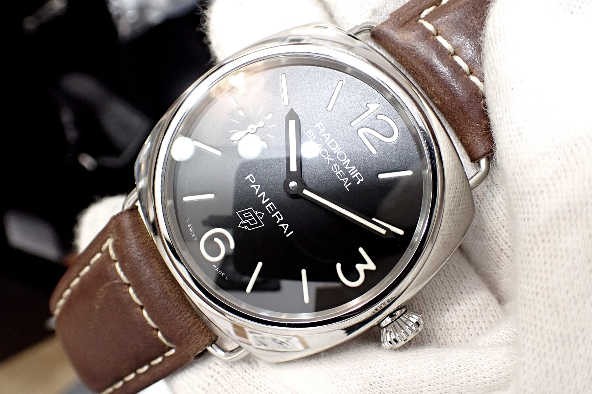 パネライ/Panerai ラジオミール ブラックシール ロゴ Ref.PAM00380