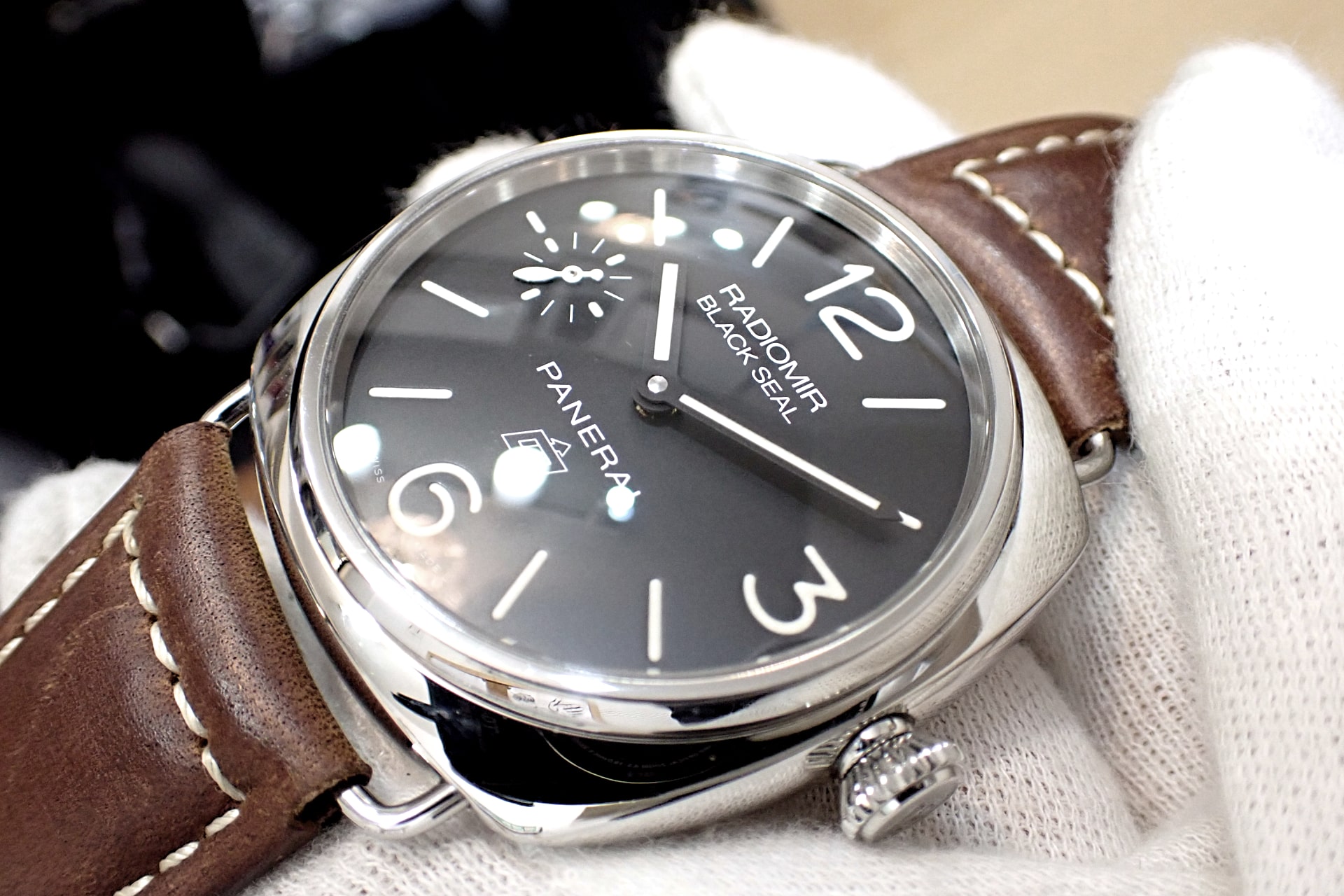 パネライ/Panerai ラジオミール ブラックシール ロゴ Ref.PAM00380