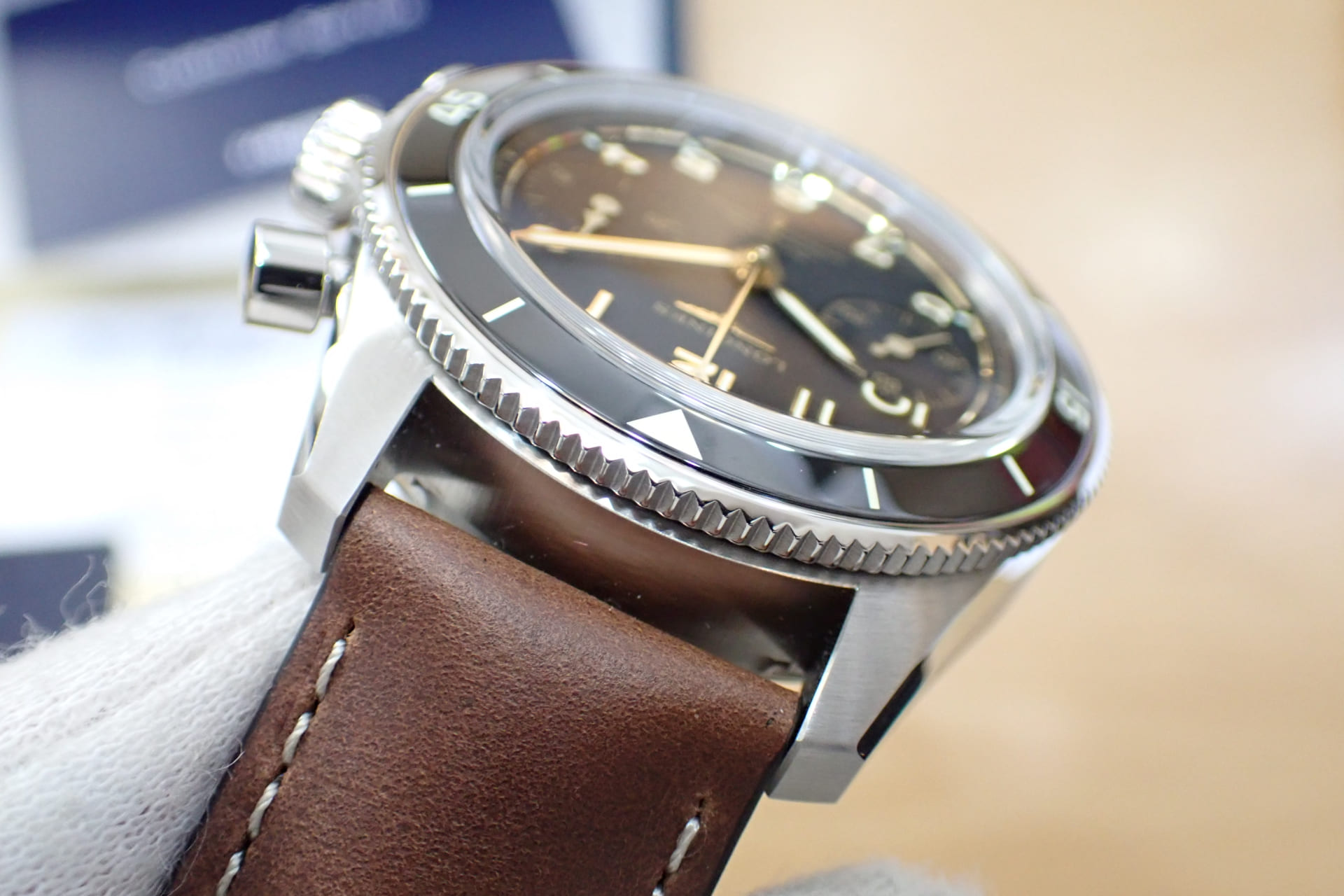 ロンジン/longines スピリット パイロット フライバック クロノグラフ Ref.L3.721.4.53.2