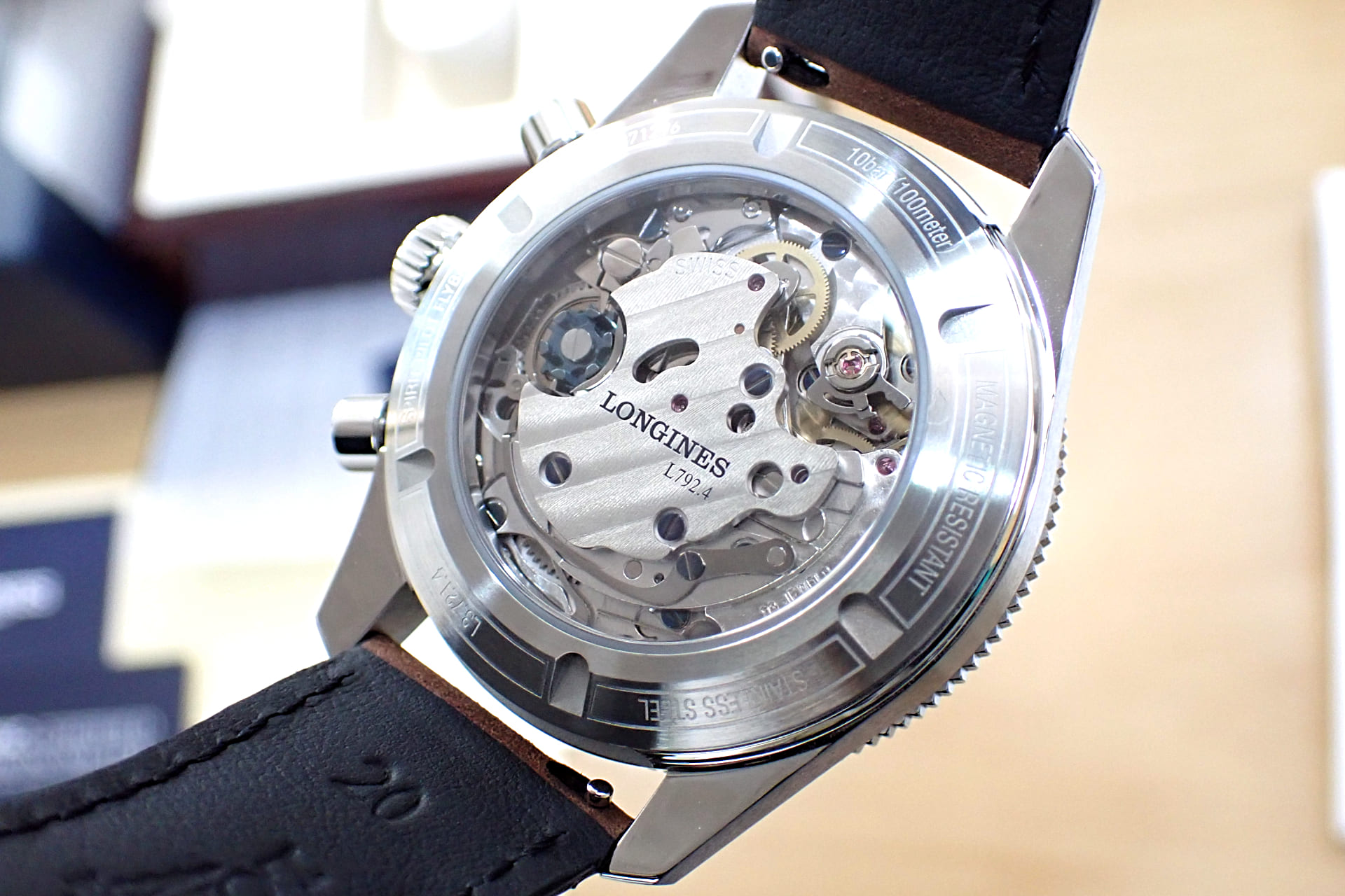 ロンジン/longines スピリット パイロット フライバック クロノグラフ Ref.L3.721.4.53.2