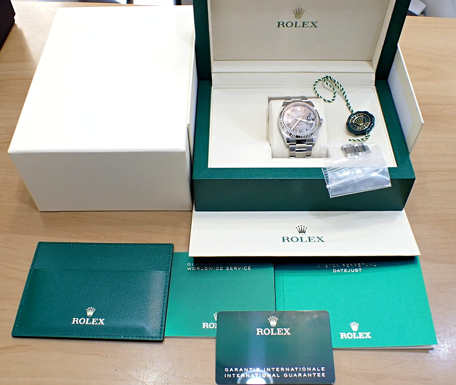 ROLEX/ロレックス デイトジャスト36 Ref.126234 スレートローマン フルーテッド ノンポリッシュ