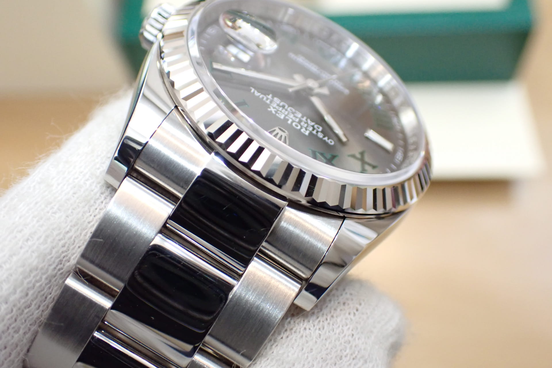 ROLEX/ロレックス デイトジャスト36 Ref.126234 スレートローマン フルーテッド ノンポリッシュ