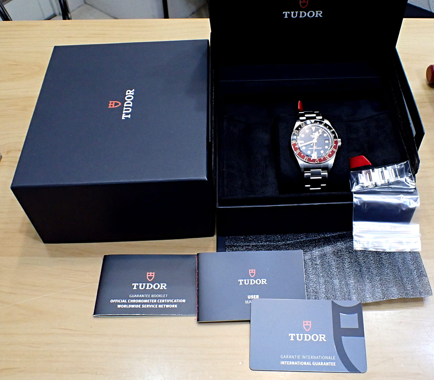 TUDOR/チューダー ブラックベイ58 GMT Ref.7939G1A0NRU 新作 純正ステンレスブレスレット
