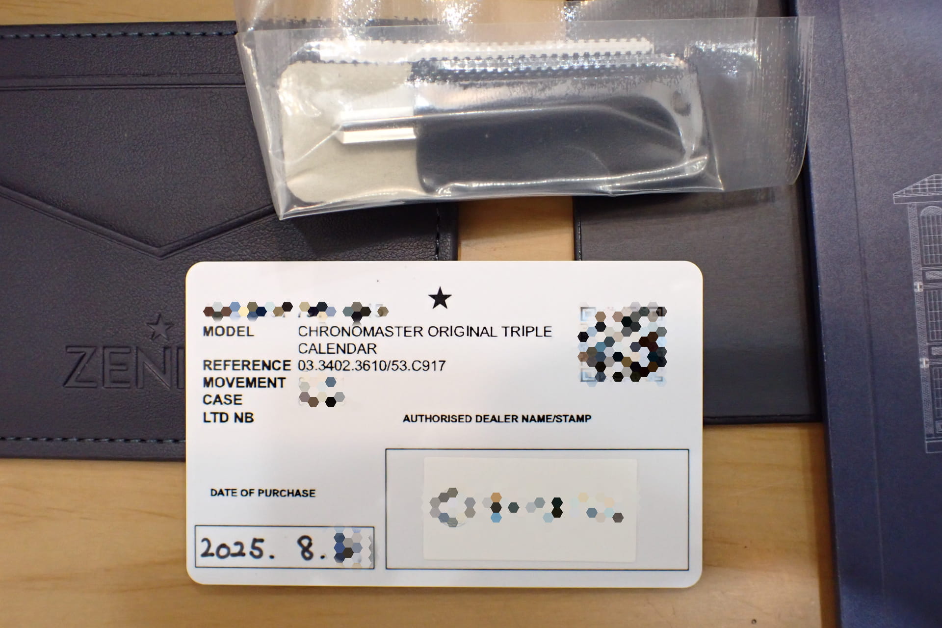 ゼニス/ZENITH クロノマスター オリジナル トリプルカレンダー アベンチュリン文字盤 Ref.03.3402.3610/53.C917 日本限定160本