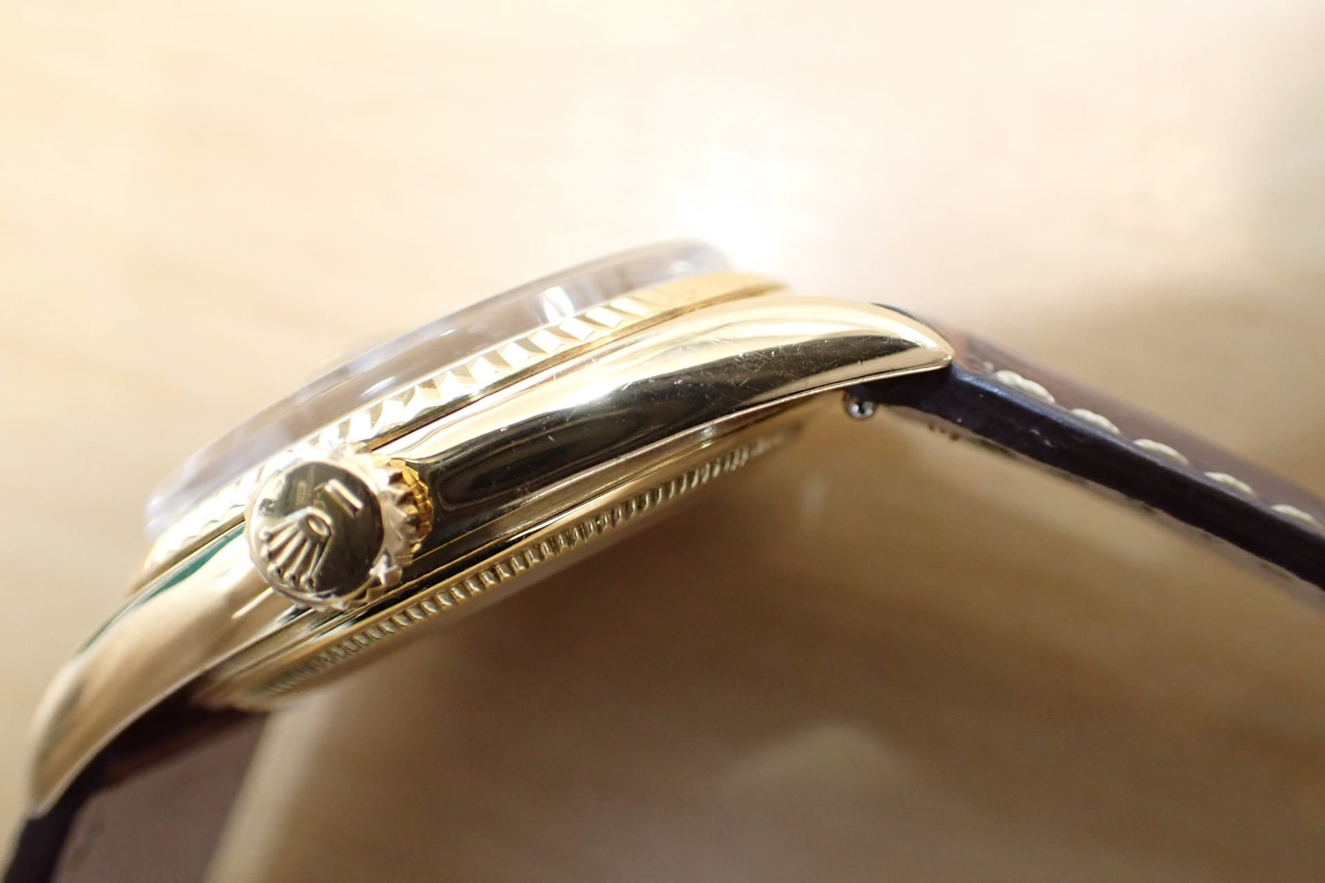 ROLEX/ロレックス デイトジャスト アルファ針 Ref.1601 K18YG