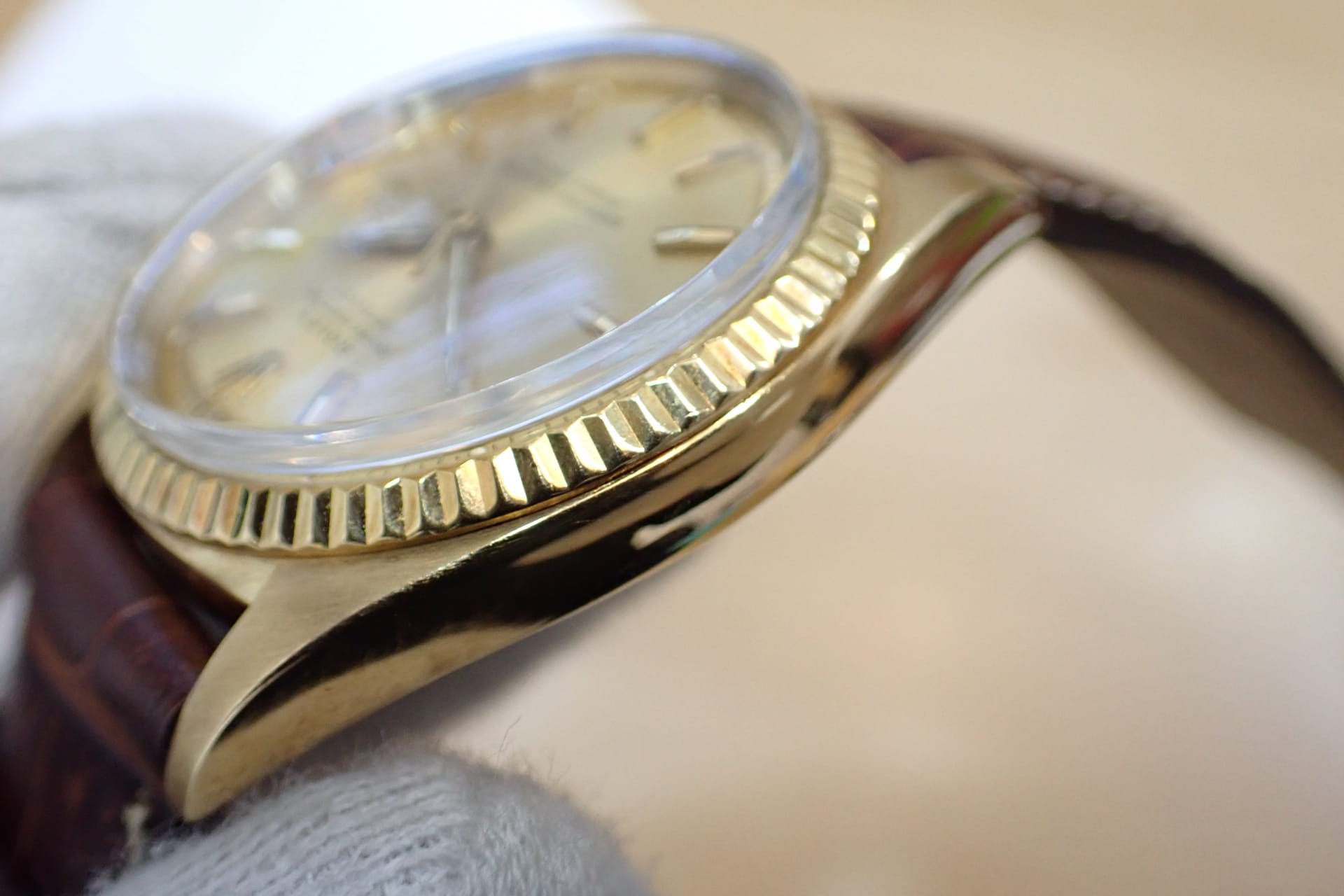 ROLEX/ロレックス デイトジャスト アルファ針 Ref.1601 K18YG