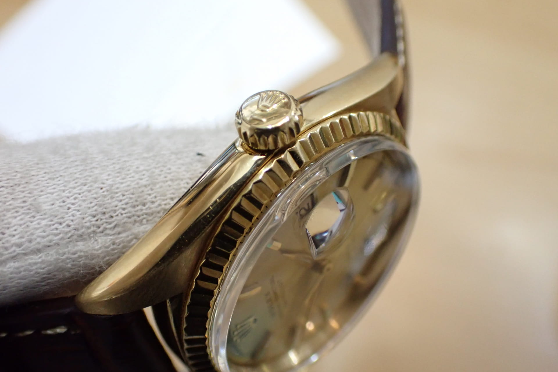 ROLEX/ロレックス デイトジャスト アルファ針 Ref.1601 K18YG