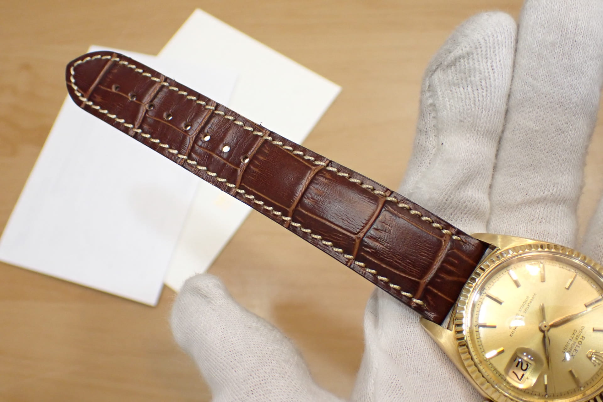 ROLEX/ロレックス デイトジャスト アルファ針 Ref.1601 K18YG