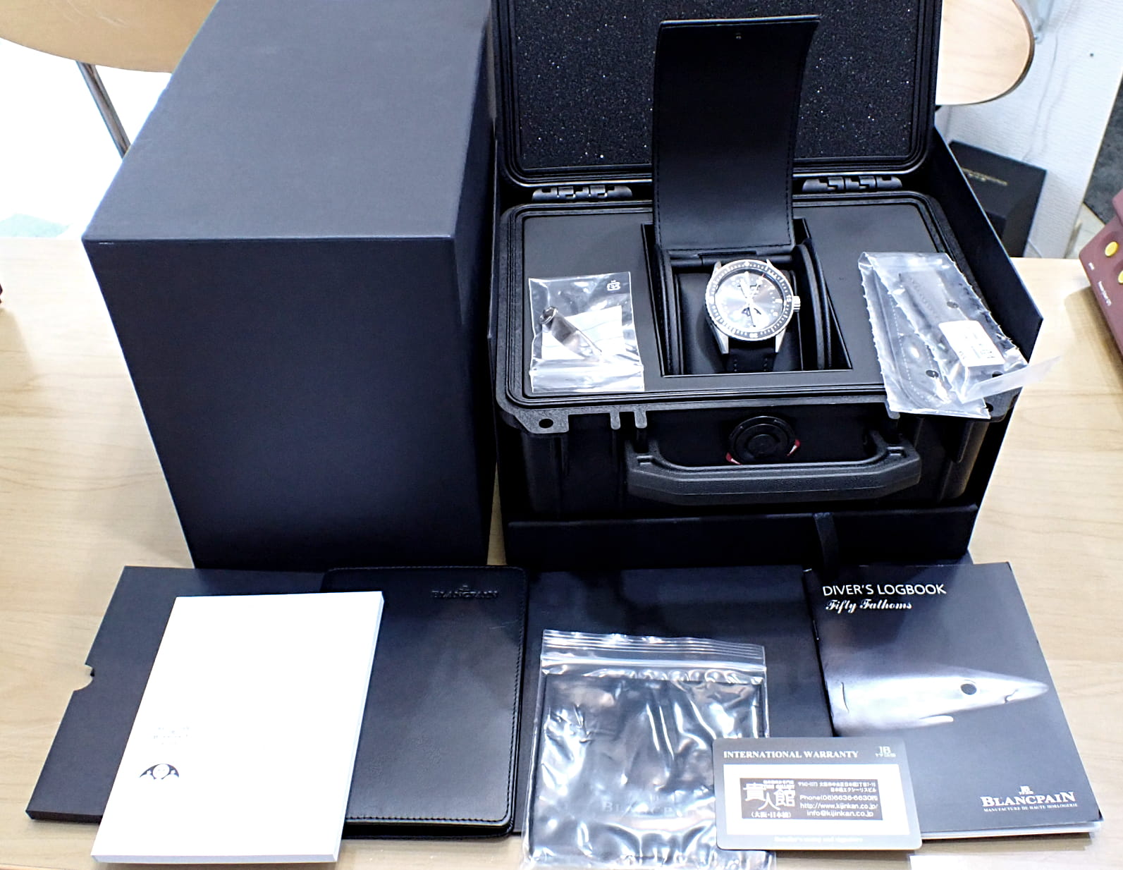 ブランパン/BLANCPAIN フィフティファゾムス バチスカーフ コンプリートカレンダー Ref.5054-1110-B52A