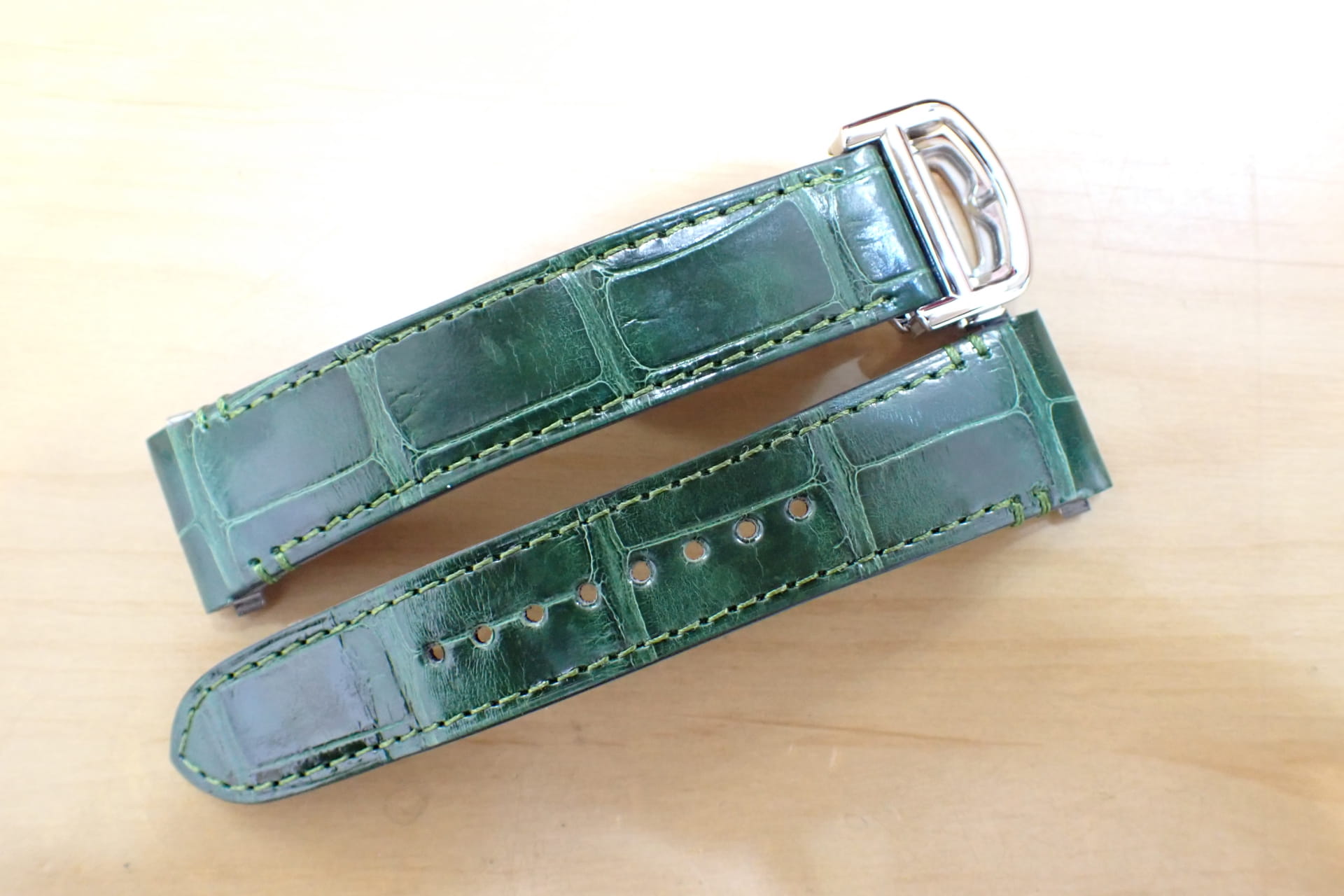 CARTIER/カルティエ サントス ドゥ カルティエ MM 新作 グリーンダイヤル Ref.WSSA0061