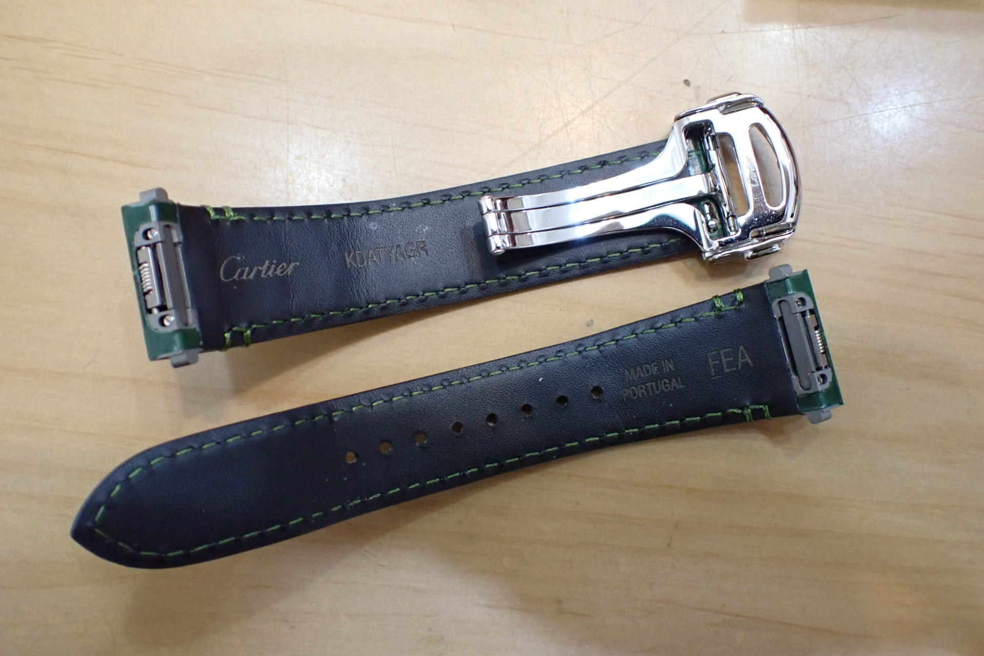 CARTIER/カルティエ サントス ドゥ カルティエ MM 新作 グリーンダイヤル Ref.WSSA0061