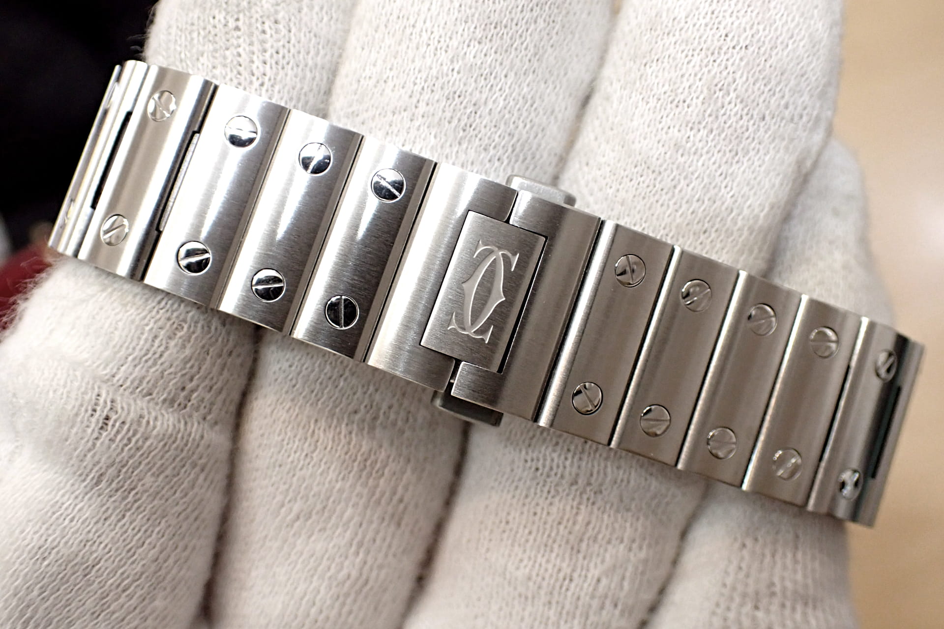 CARTIER/カルティエ サントス ドゥ カルティエ MM 新作 グリーンダイヤル Ref.WSSA0061