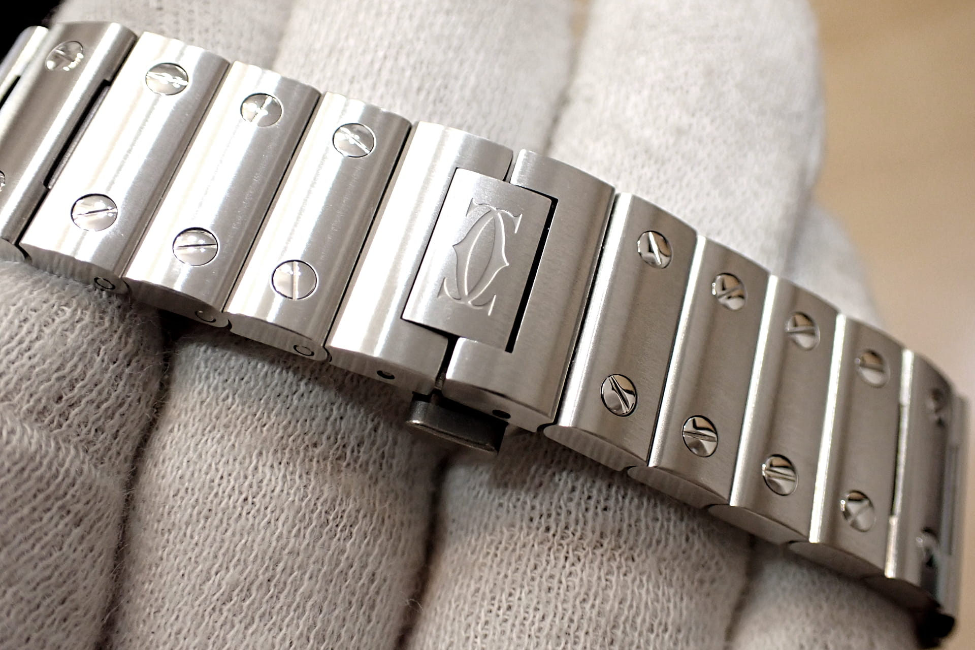 CARTIER/カルティエ サントス ドゥ カルティエ MM 新作 グリーンダイヤル Ref.WSSA0061