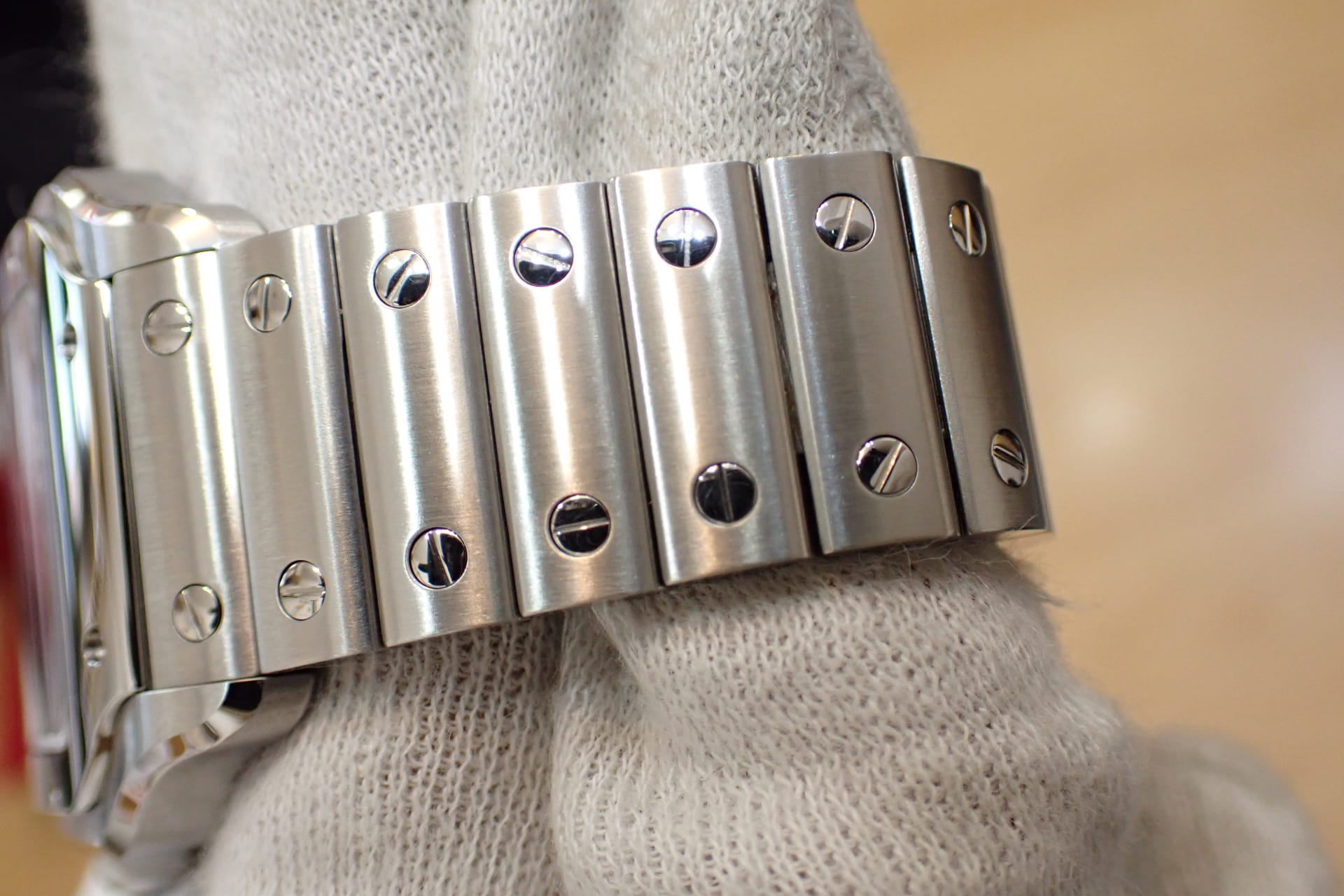 CARTIER/カルティエ サントス ドゥ カルティエ MM 新作 グリーンダイヤル Ref.WSSA0061