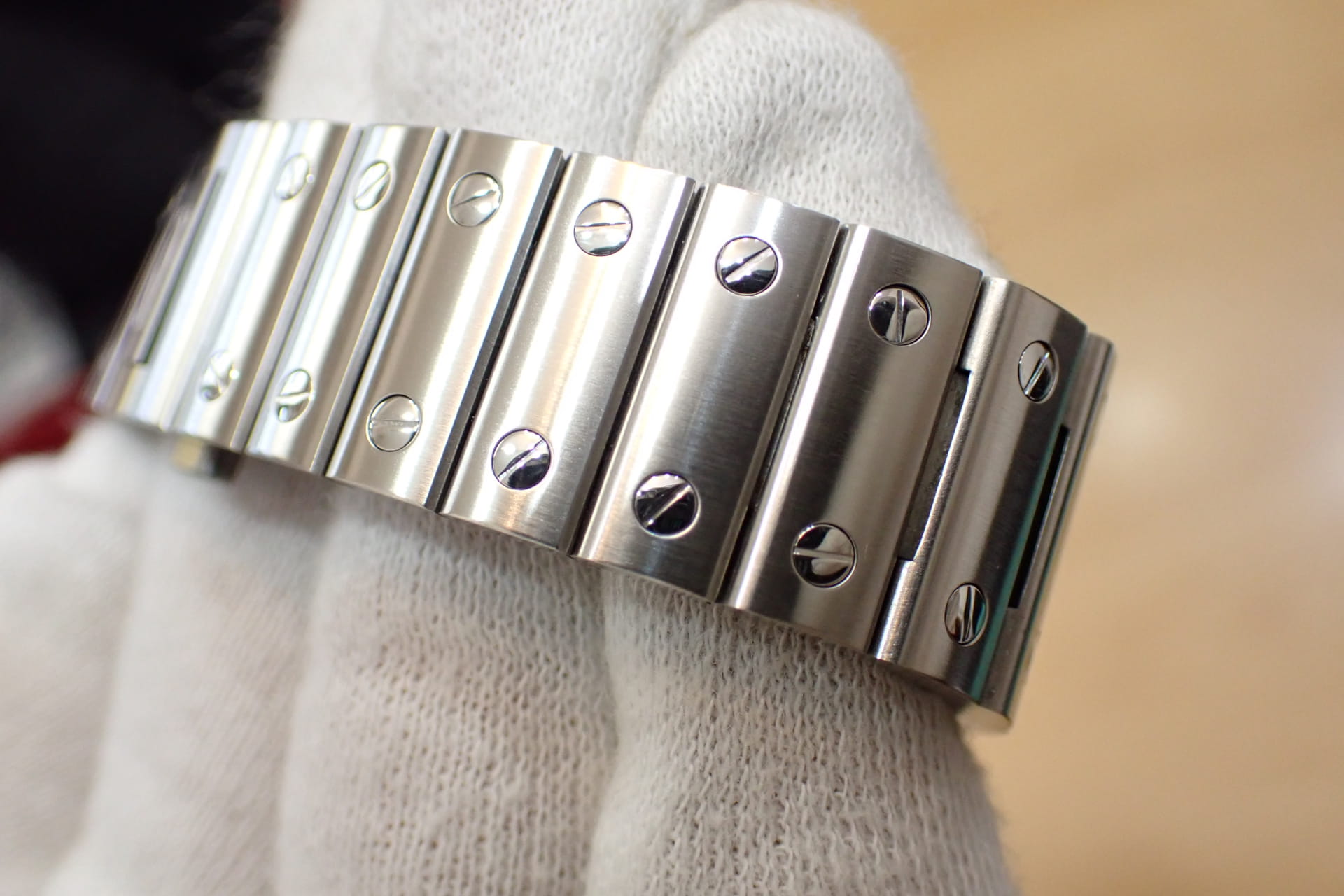 CARTIER/カルティエ サントス ドゥ カルティエ MM 新作 グリーンダイヤル Ref.WSSA0061