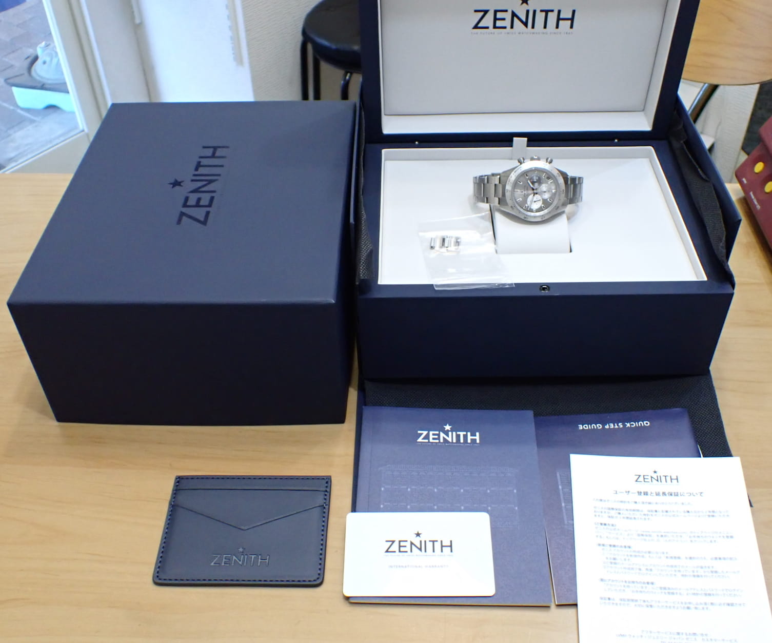 ゼニス/ZENITH クロノマスター スポーツ チタン Ref.95.3100.3600/39.M3100 クロノグラフ