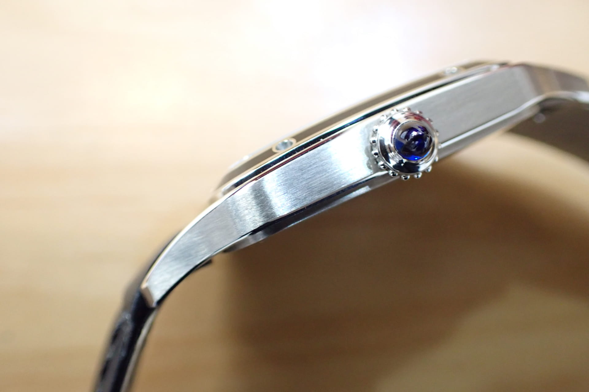 Cartier/カルティエ サントス デュモン LM Ref.WSSA0046 ブラックラッカー 8年間延長保証加入済み