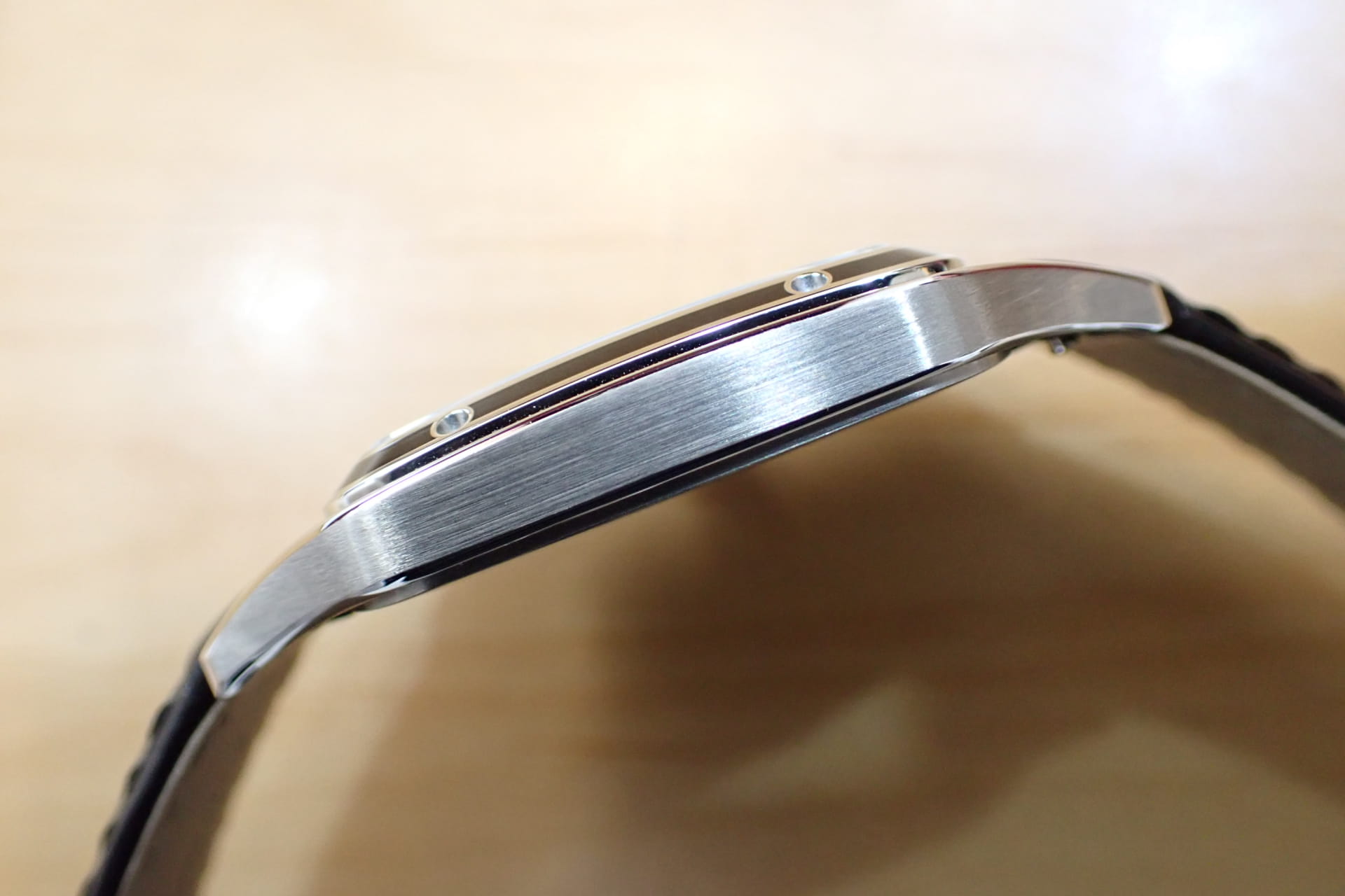 Cartier/カルティエ サントス デュモン LM Ref.WSSA0046 ブラックラッカー 8年間延長保証加入済み