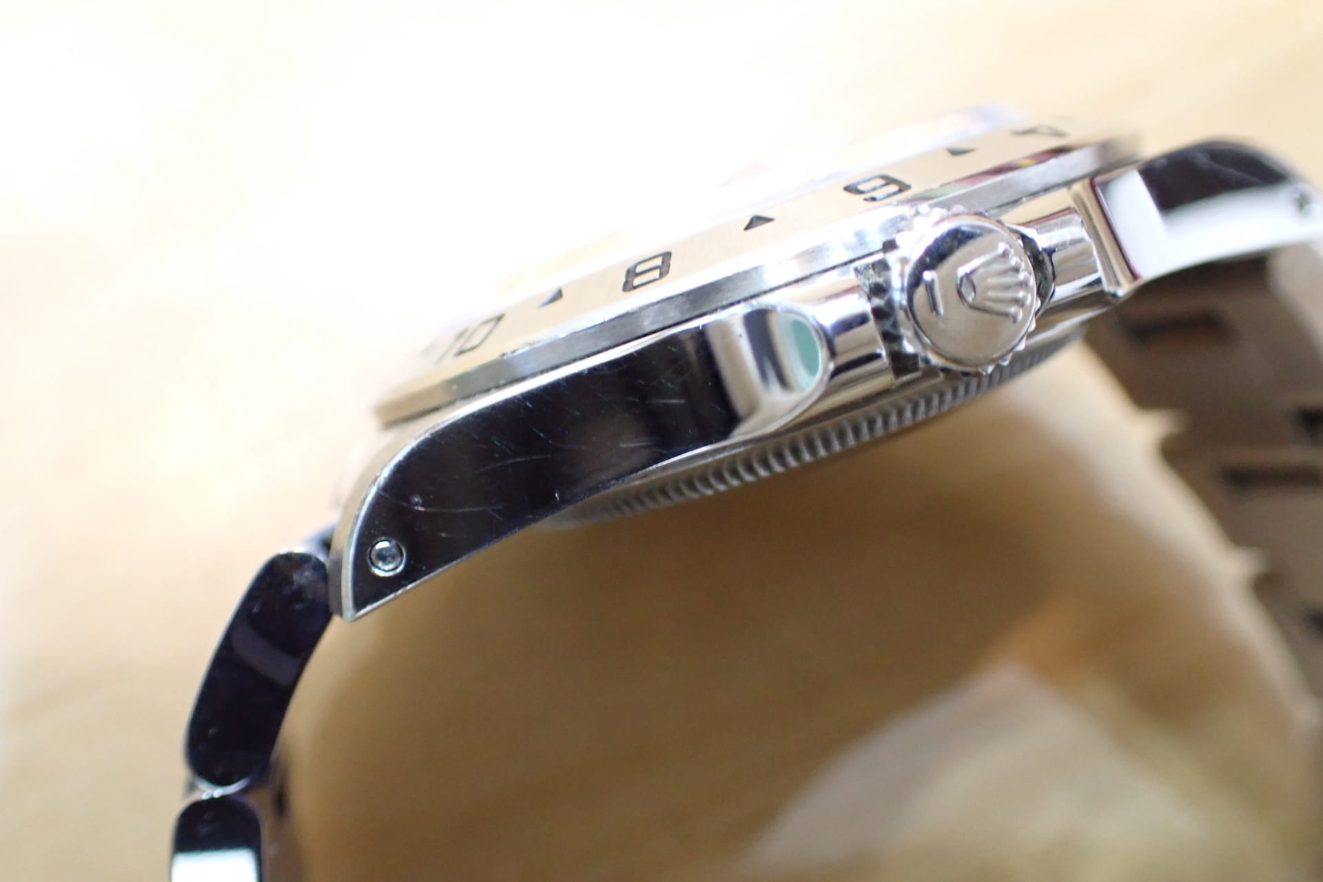 ROLEX/ロレックス エクスプローラー2 Ref.16570 N番 グレー文字盤 オールトリチウム 付属品充実