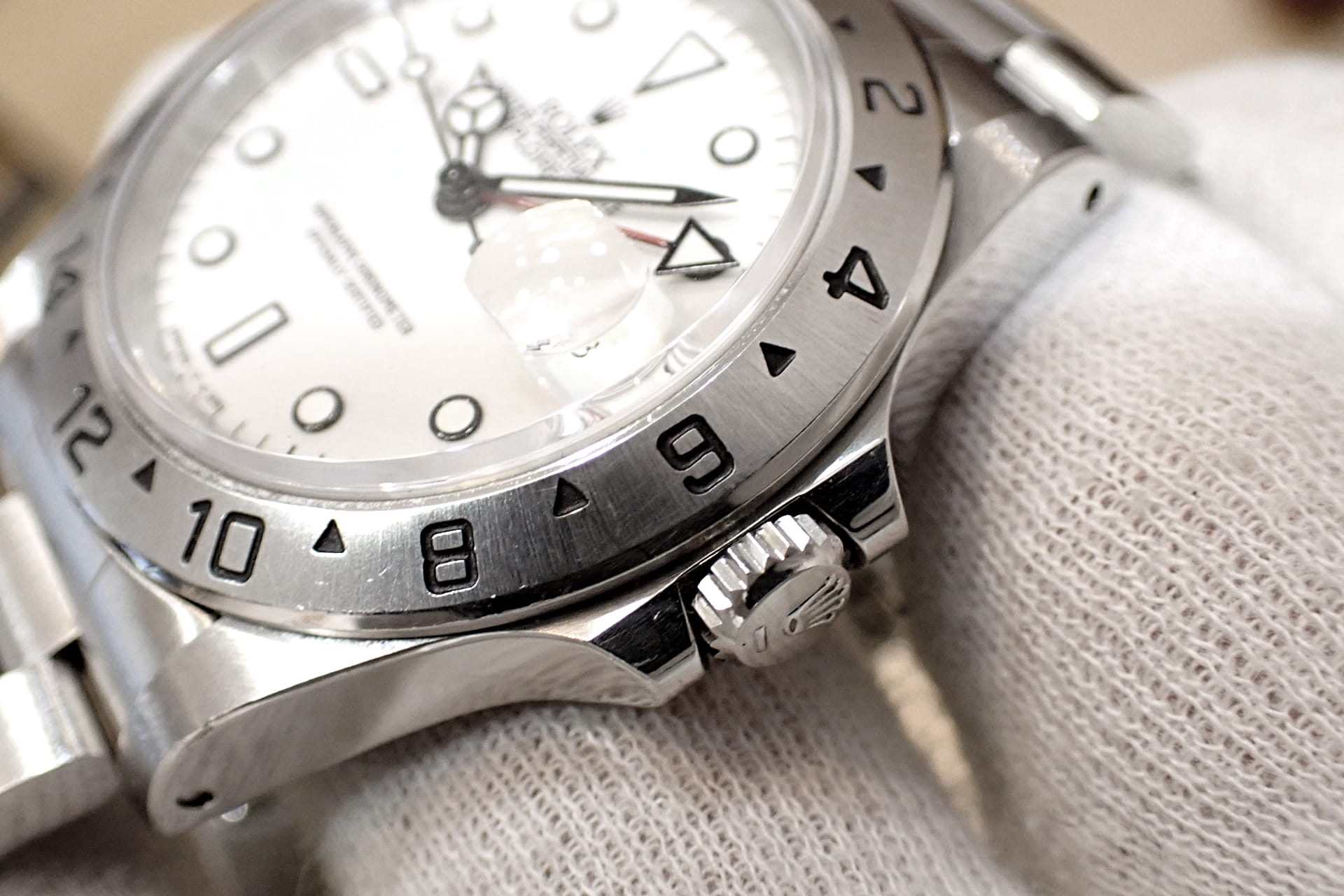 ROLEX/ロレックス エクスプローラー2 Ref.16570 N番 グレー文字盤 オールトリチウム 付属品充実