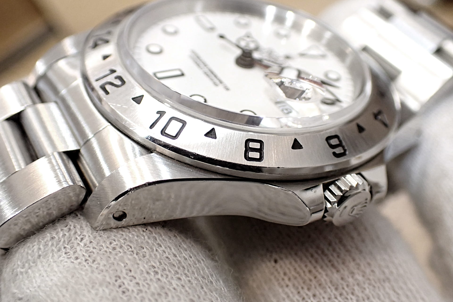 ROLEX/ロレックス エクスプローラー2 Ref.16570 N番 グレー文字盤 オールトリチウム 付属品充実