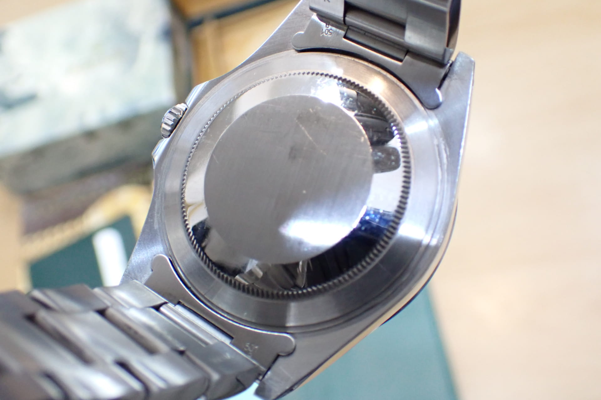 ROLEX/ロレックス エクスプローラー2 Ref.16570 N番 グレー文字盤 オールトリチウム 付属品充実