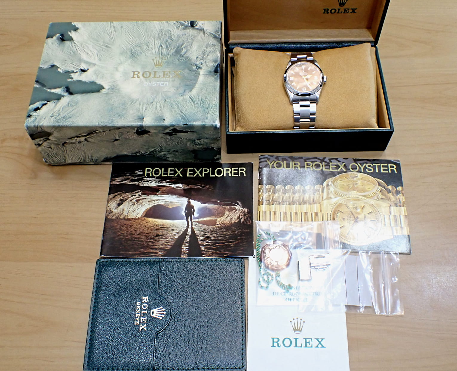 ROLEX/ロレックス エクスプローラー1 Ref.14270 シリアルS番 クラックダイヤル オールトリチウム