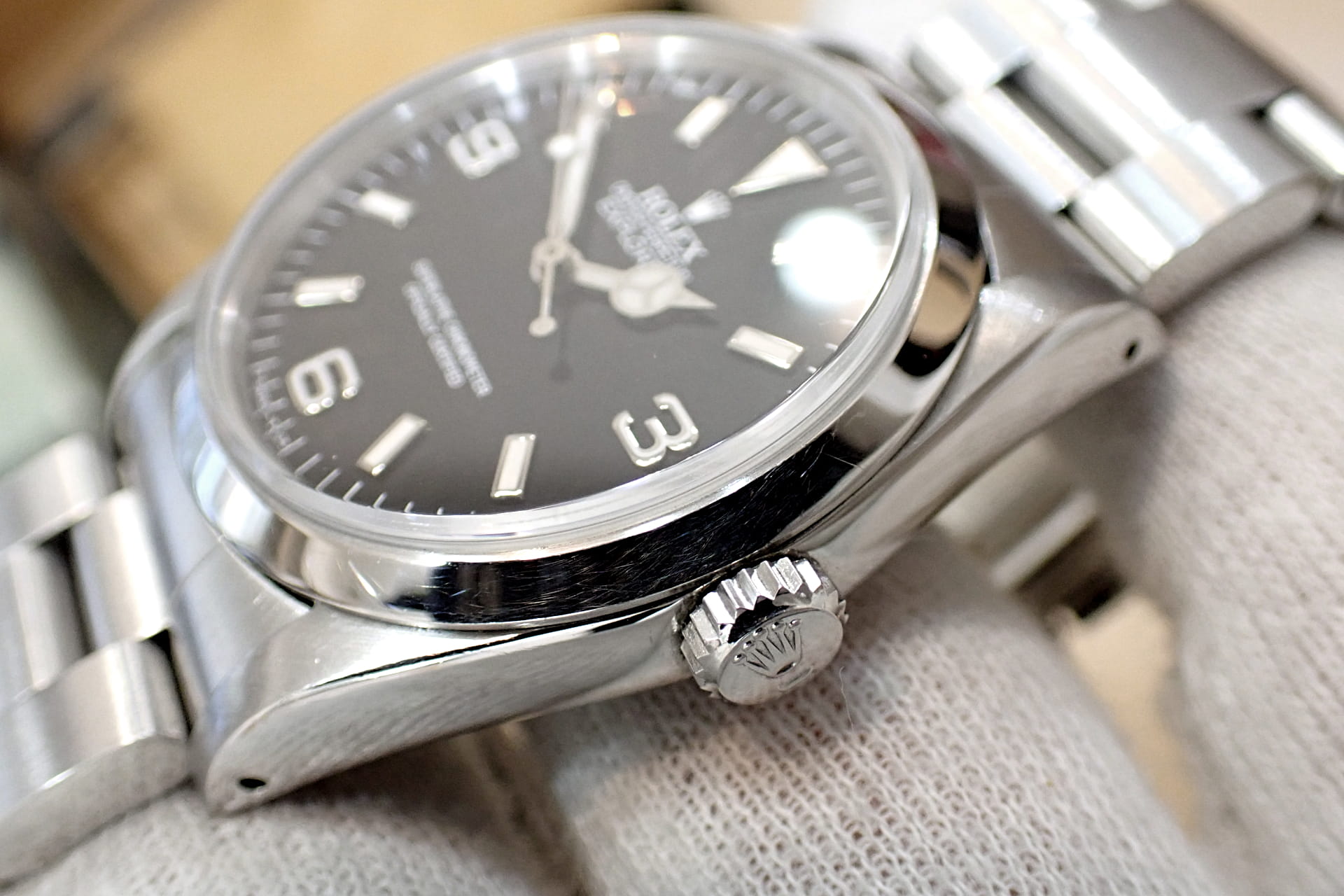 ROLEX/ロレックス エクスプローラー1 Ref.14270 シリアルS番 クラックダイヤル オールトリチウム