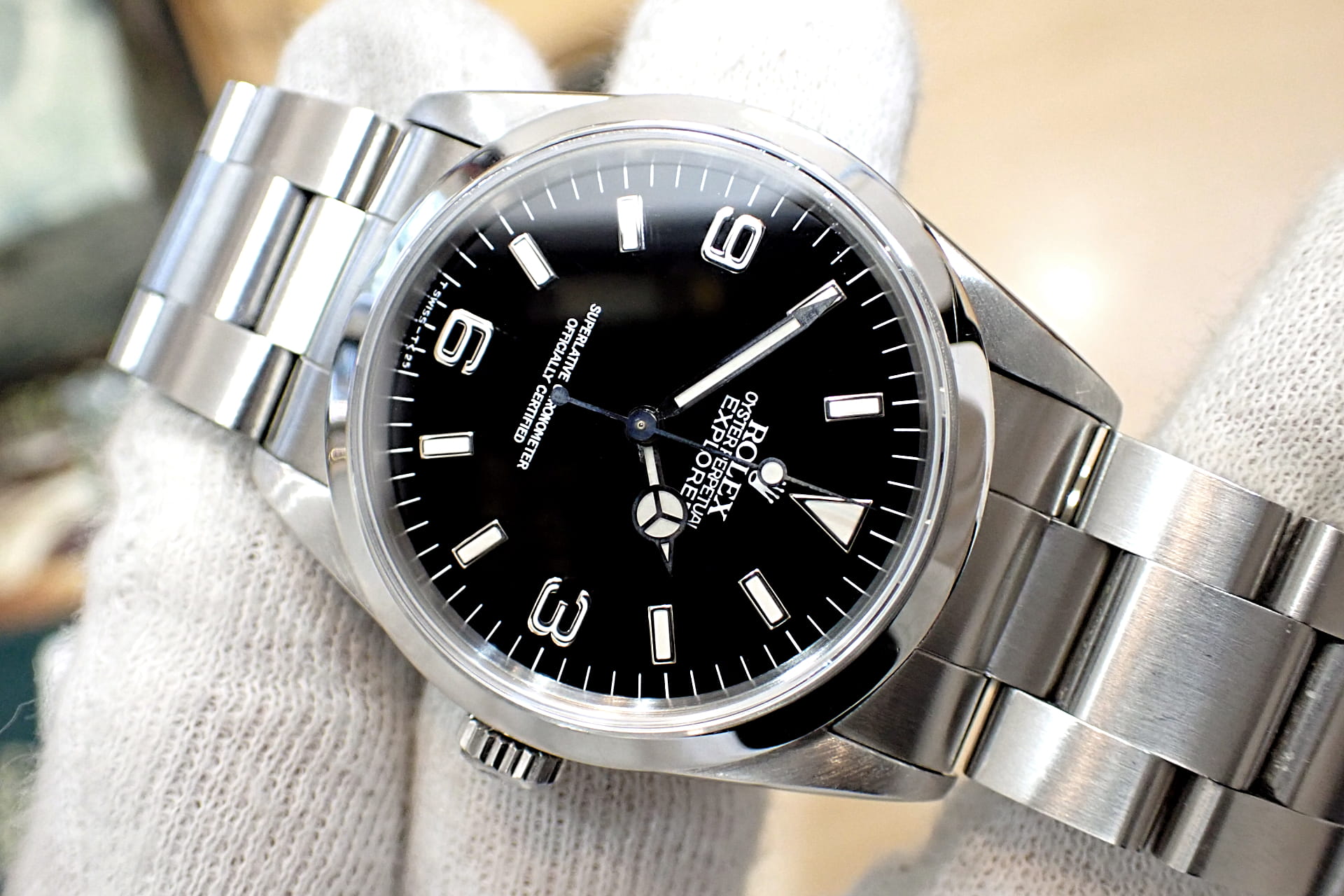 ROLEX/ロレックス エクスプローラー1 Ref.14270 シリアルS番 クラックダイヤル オールトリチウム