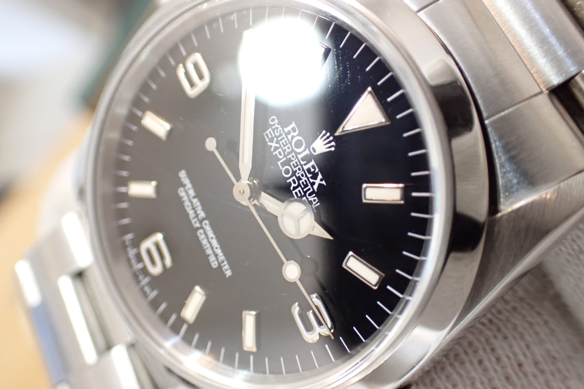 ROLEX/ロレックス エクスプローラー1 Ref.14270 シリアルS番 クラックダイヤル オールトリチウム