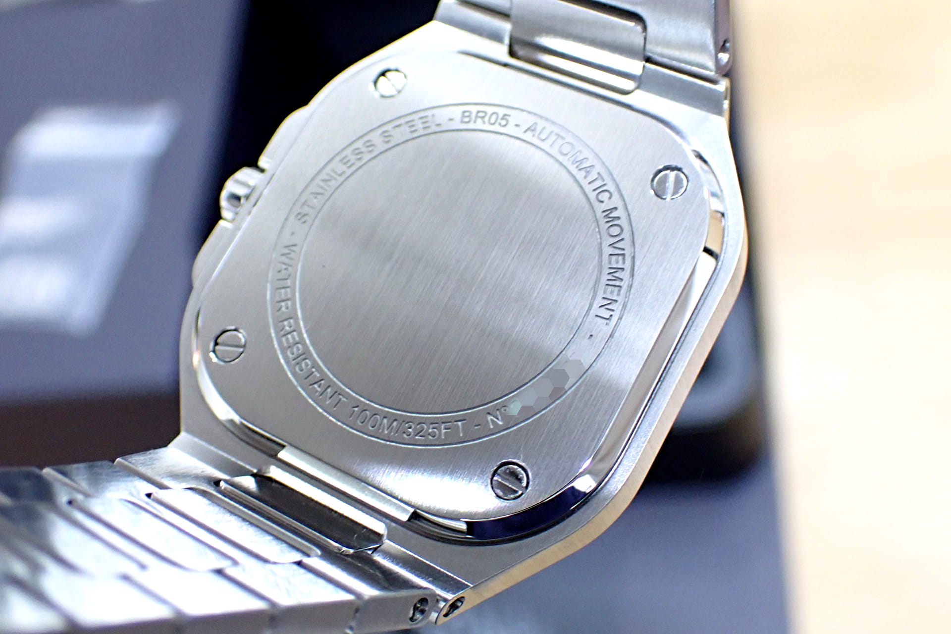 BELL&ROSS/ベル&ロス BR-05 マザーオブパール文字盤 Ref.BR05A-S-MP-ST/SST