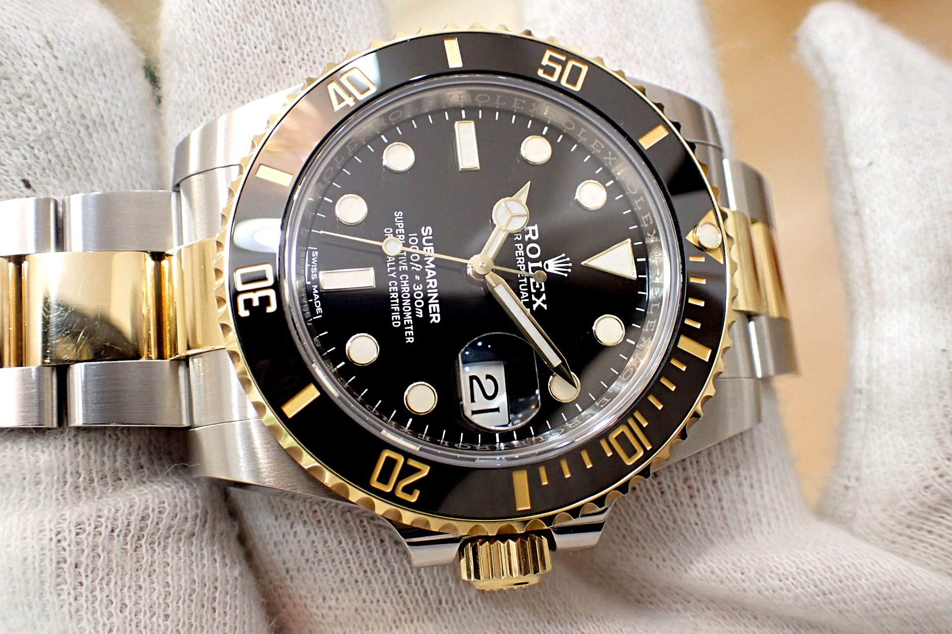 ROLEX/ロレックス サブマリーナー デイト 18KYGコンビ Ref.116613LN ランダム/ノンポリッシュ